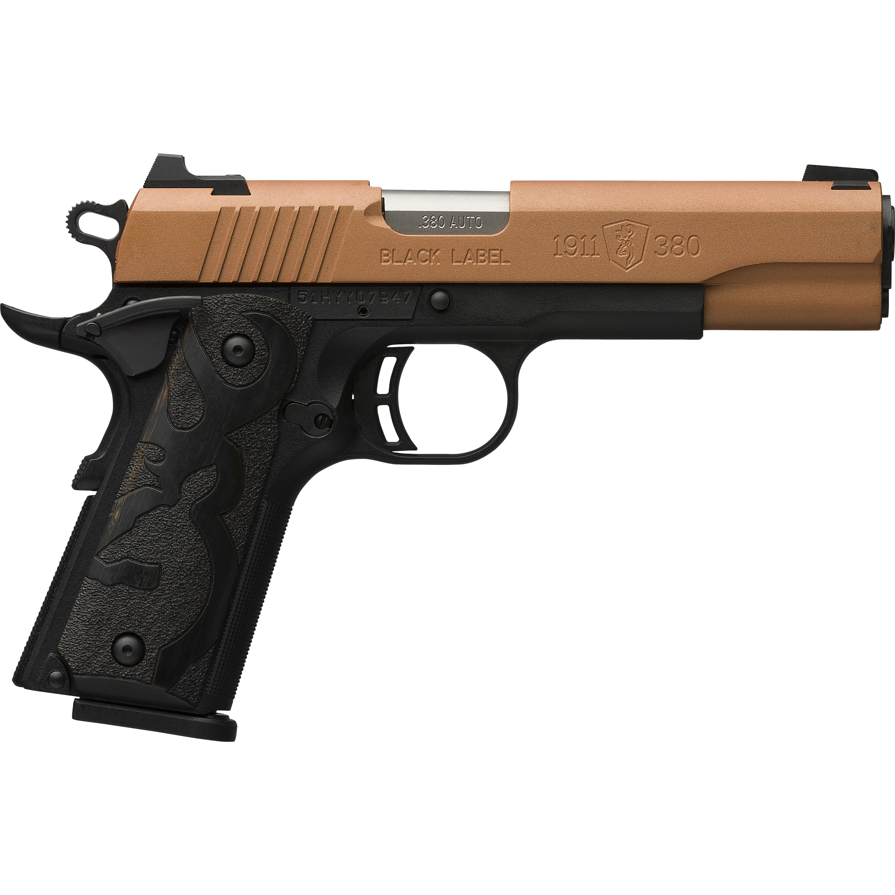 Browning 1911-380 Black Label 380 Acp 8+1 4.25 Copper Cerakote