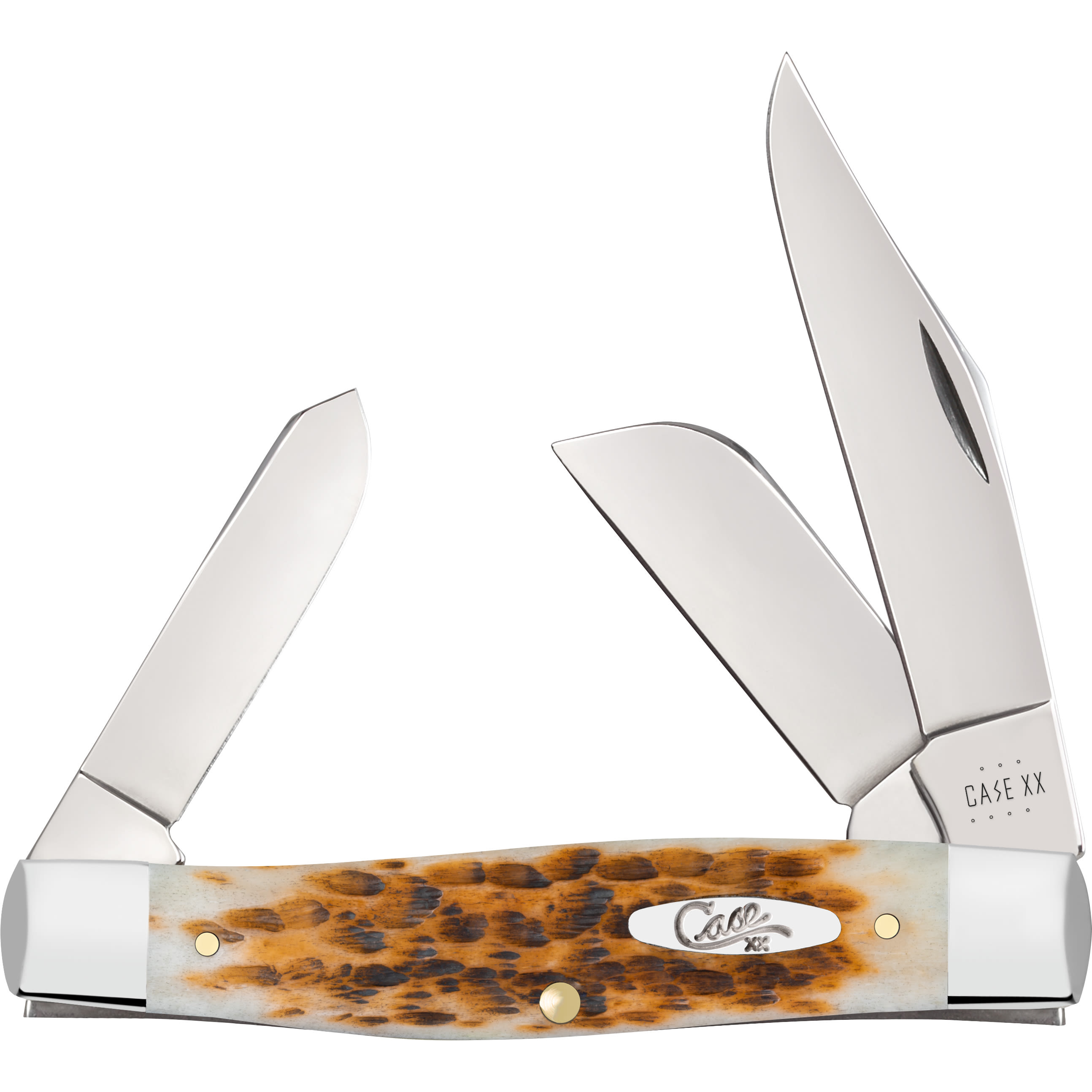 Cae Large Stockman Amber Bone