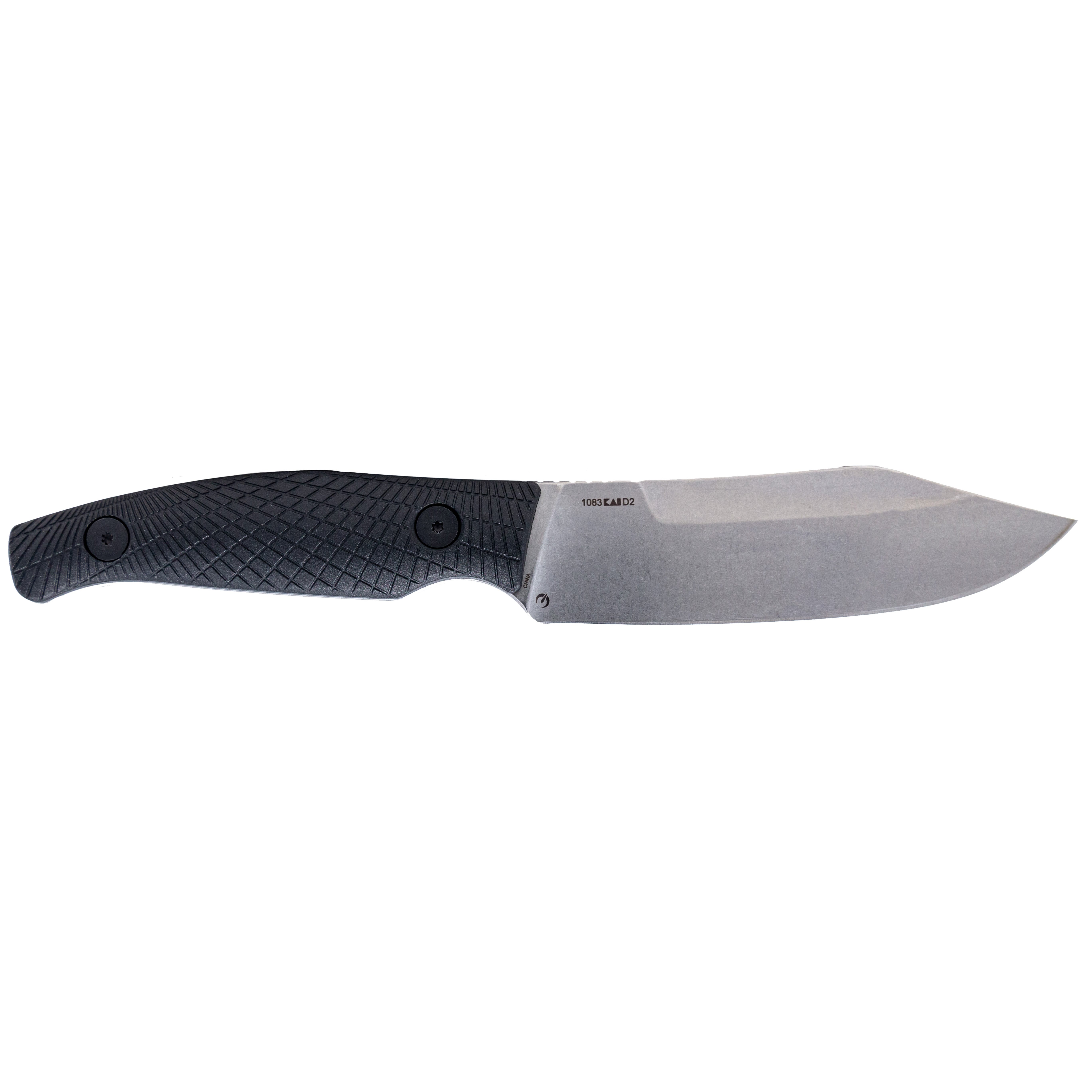Kershaw Camp 5 Fixed Blade Knife 4.75 Stonewash Black