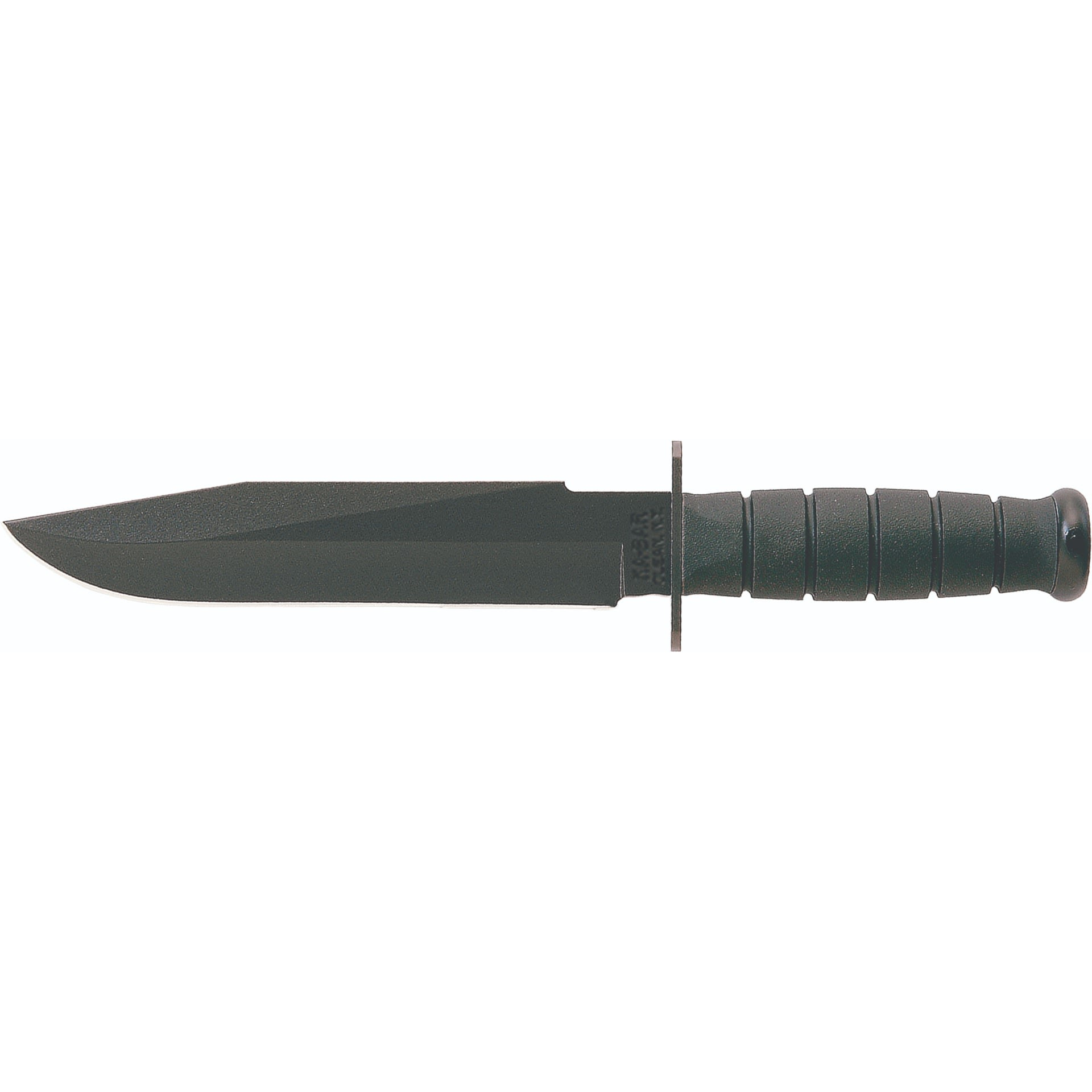 Ka-bar Fighter Fixed Blade Knife 8 Clip Point Black