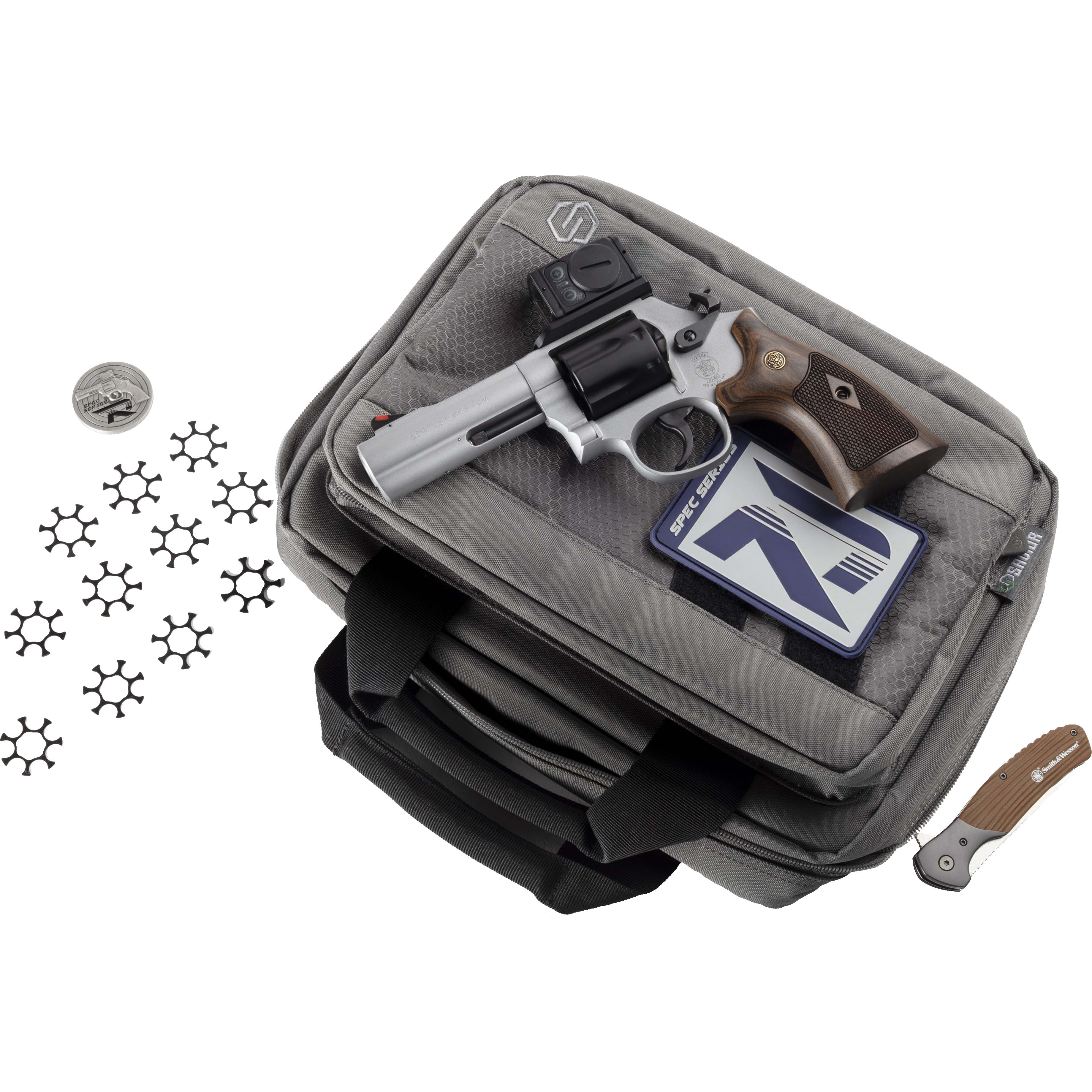 Smith & Wesson 686 Plus 357 Mag 4.13 7RD Spec Series R Titanium Color