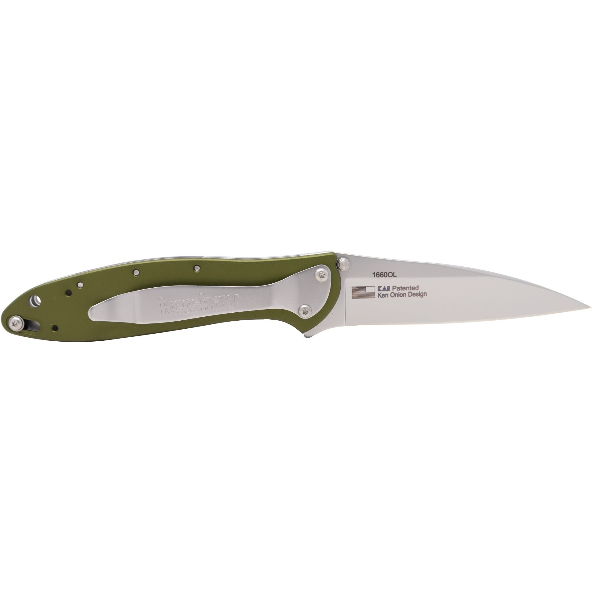Kershaw Leek Olive Drab Assisted Opening Knife 3