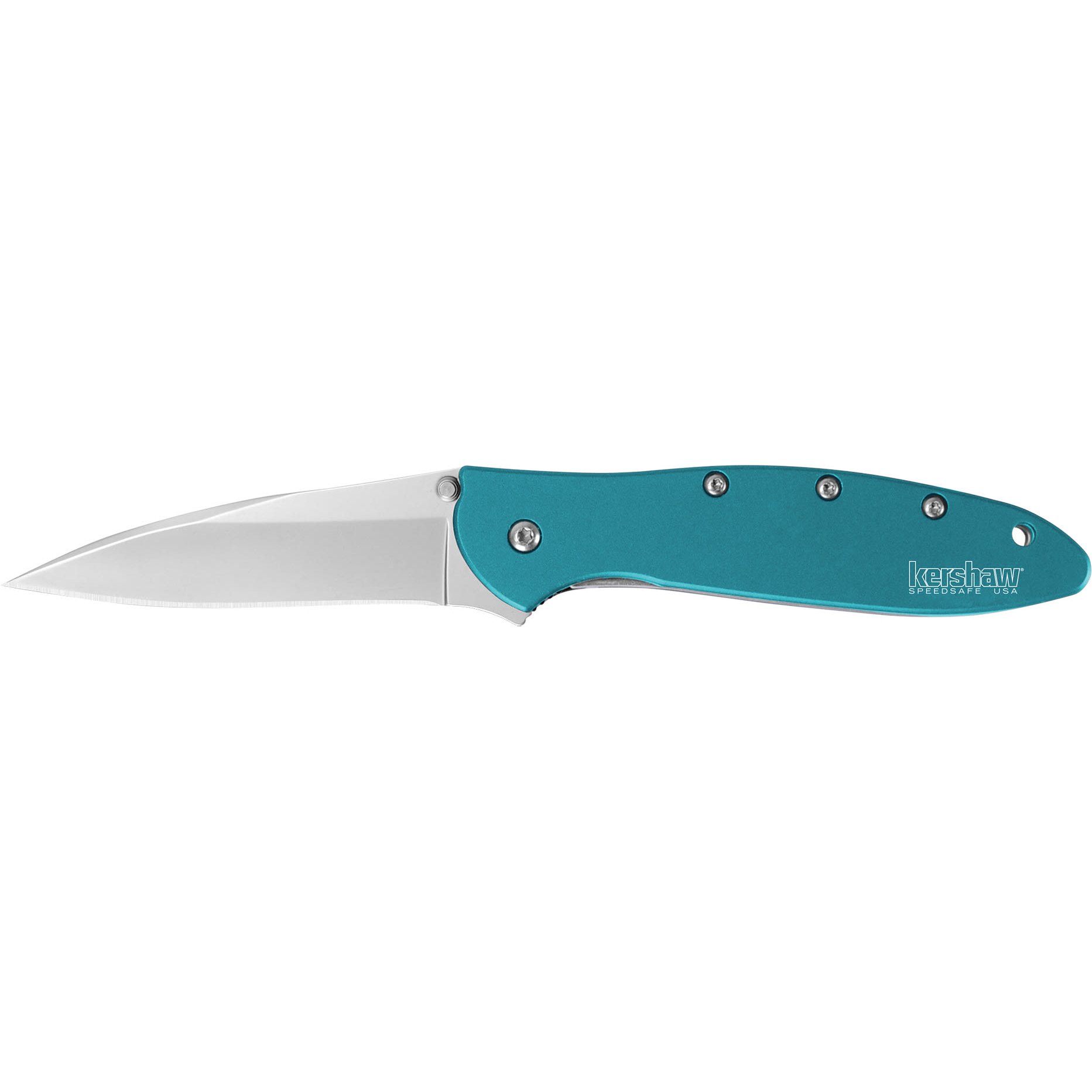 Kershaw Teal Leek Assisted Opening Knife 3
