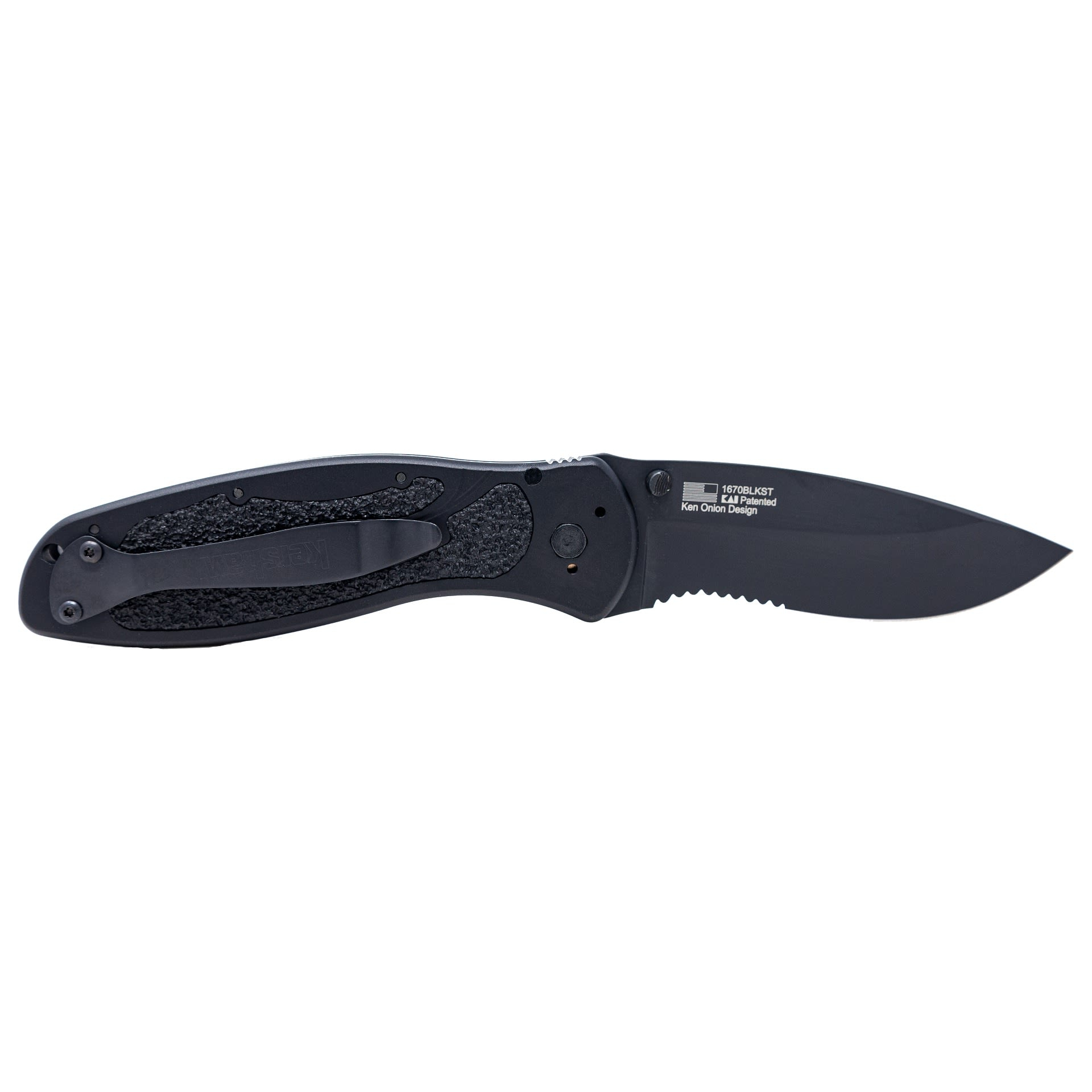 Kershaw Blur Glassbreaker 3.4 Black Folding Knife