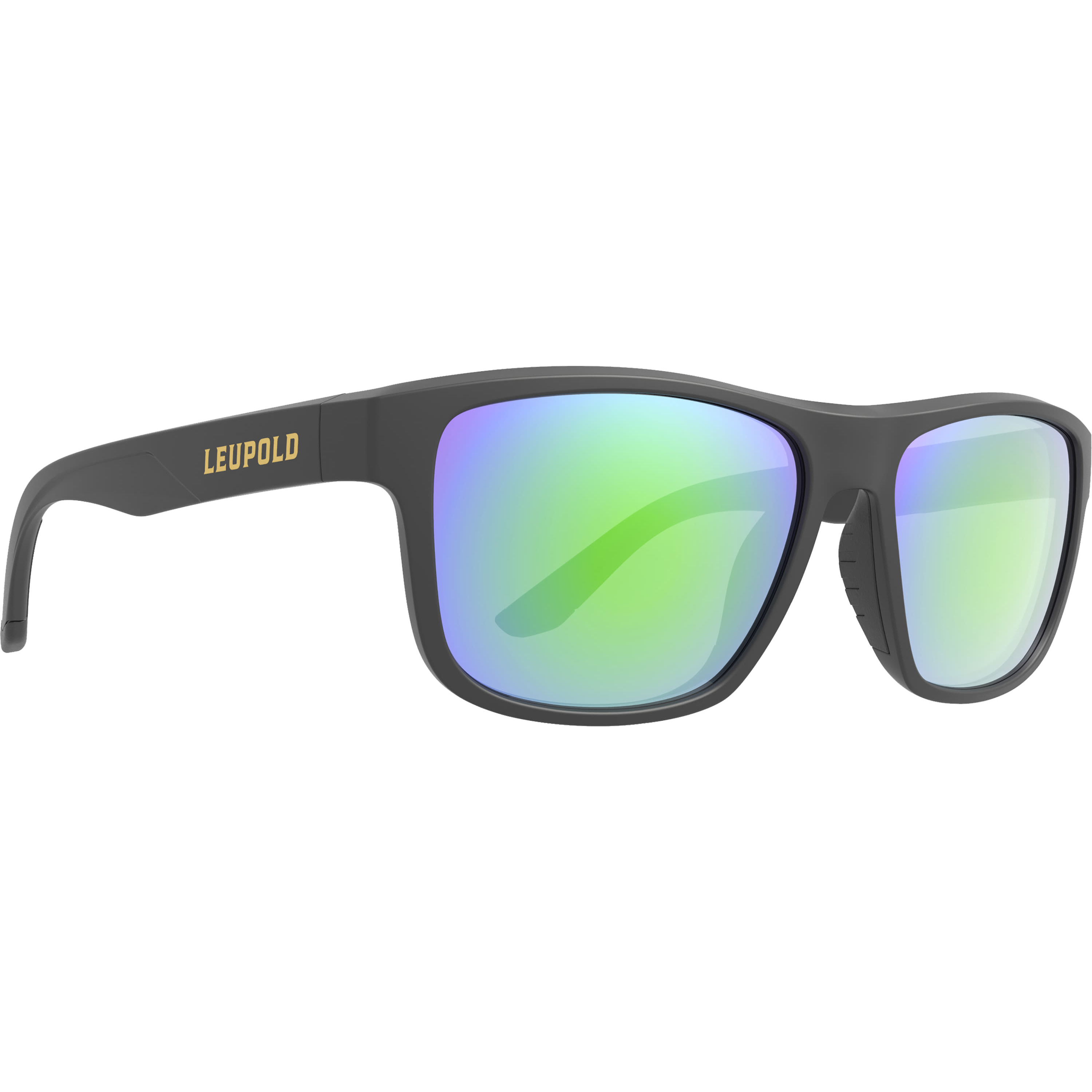 Leupold Katmai Matte Black Emerald Mirror Eyewear