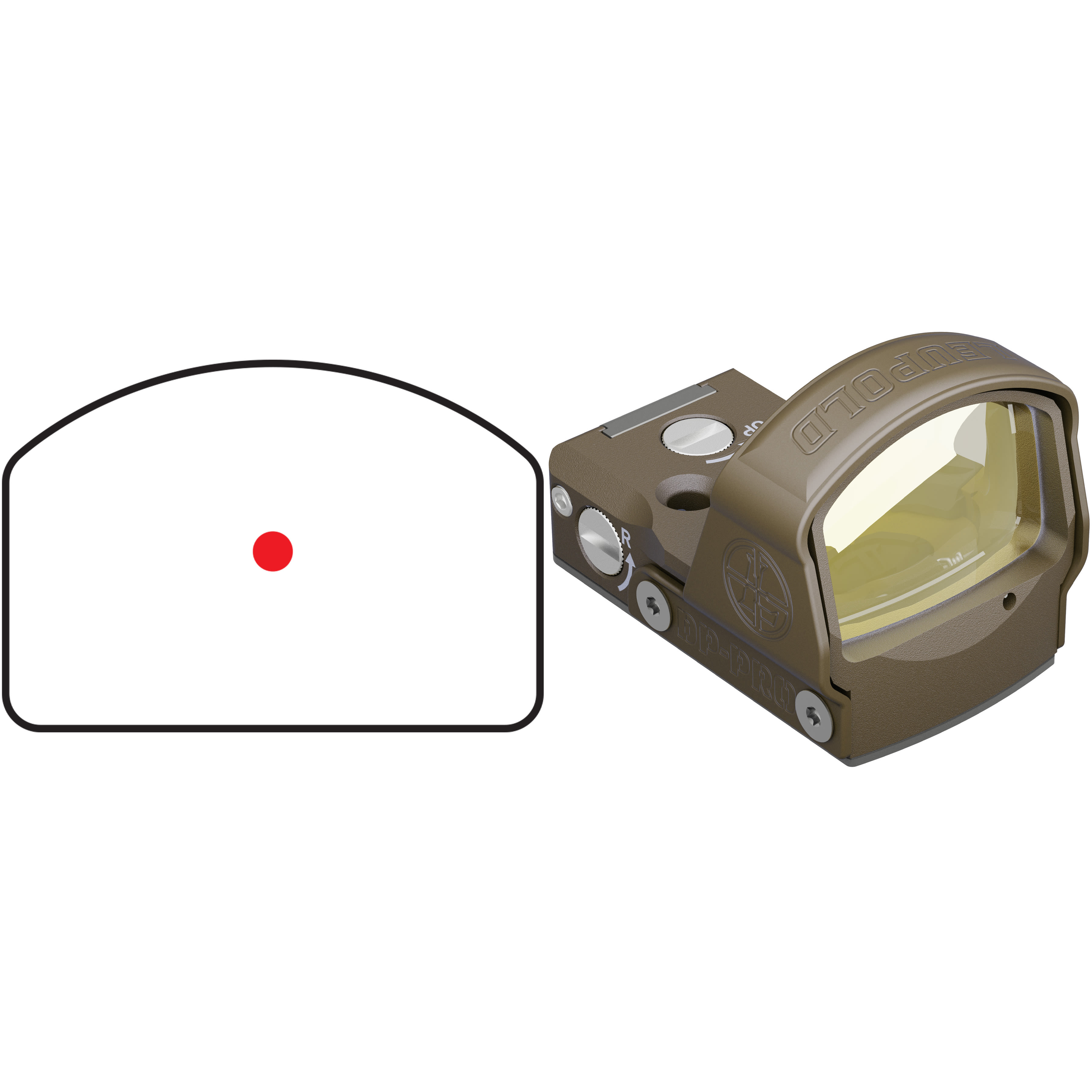 Leupold Deltapoint Pro Nv 2.5 Moa Red Dot Sight Fde