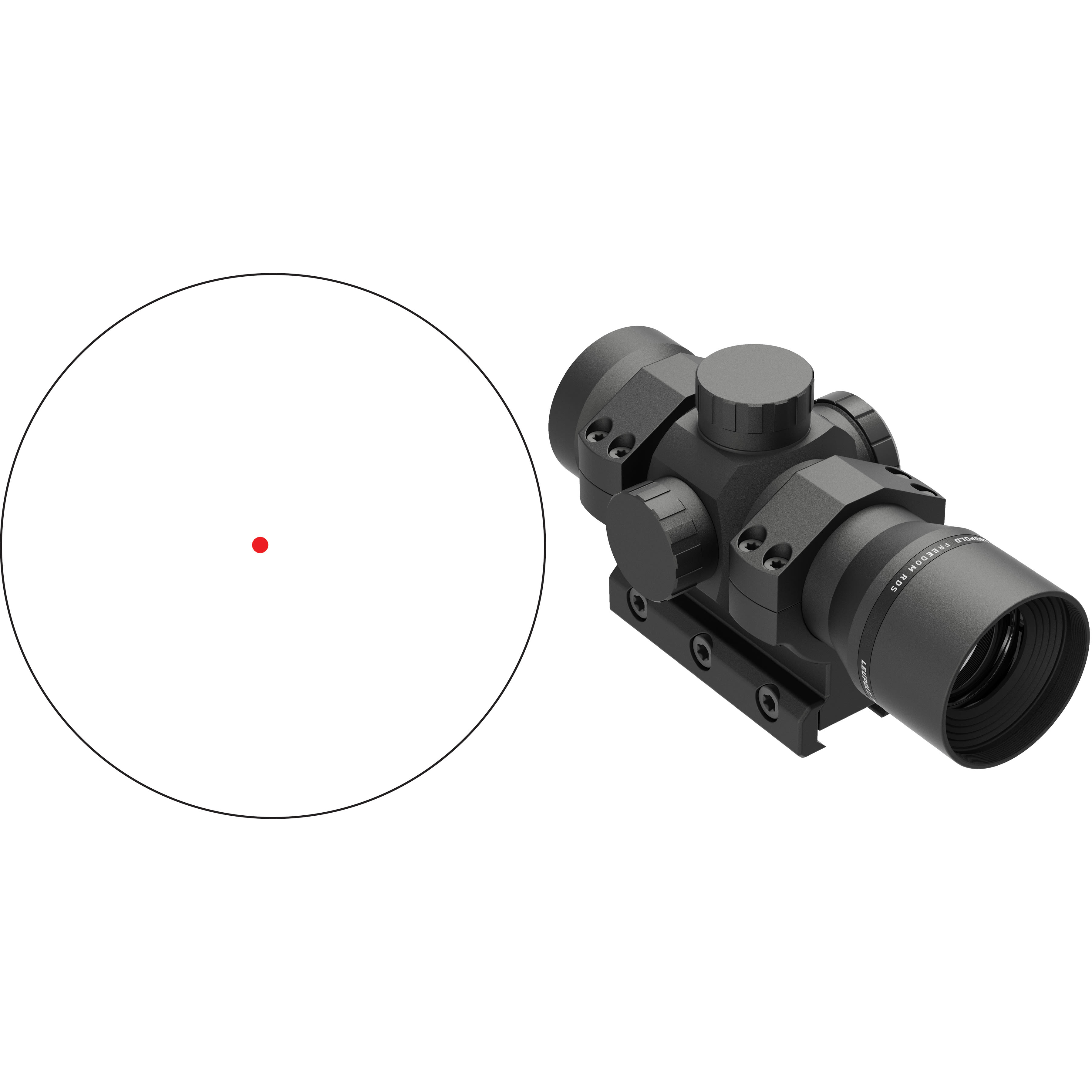 Leupold Freedom Rds 1X34 1.0 Moa Red Dot Sight With Mount