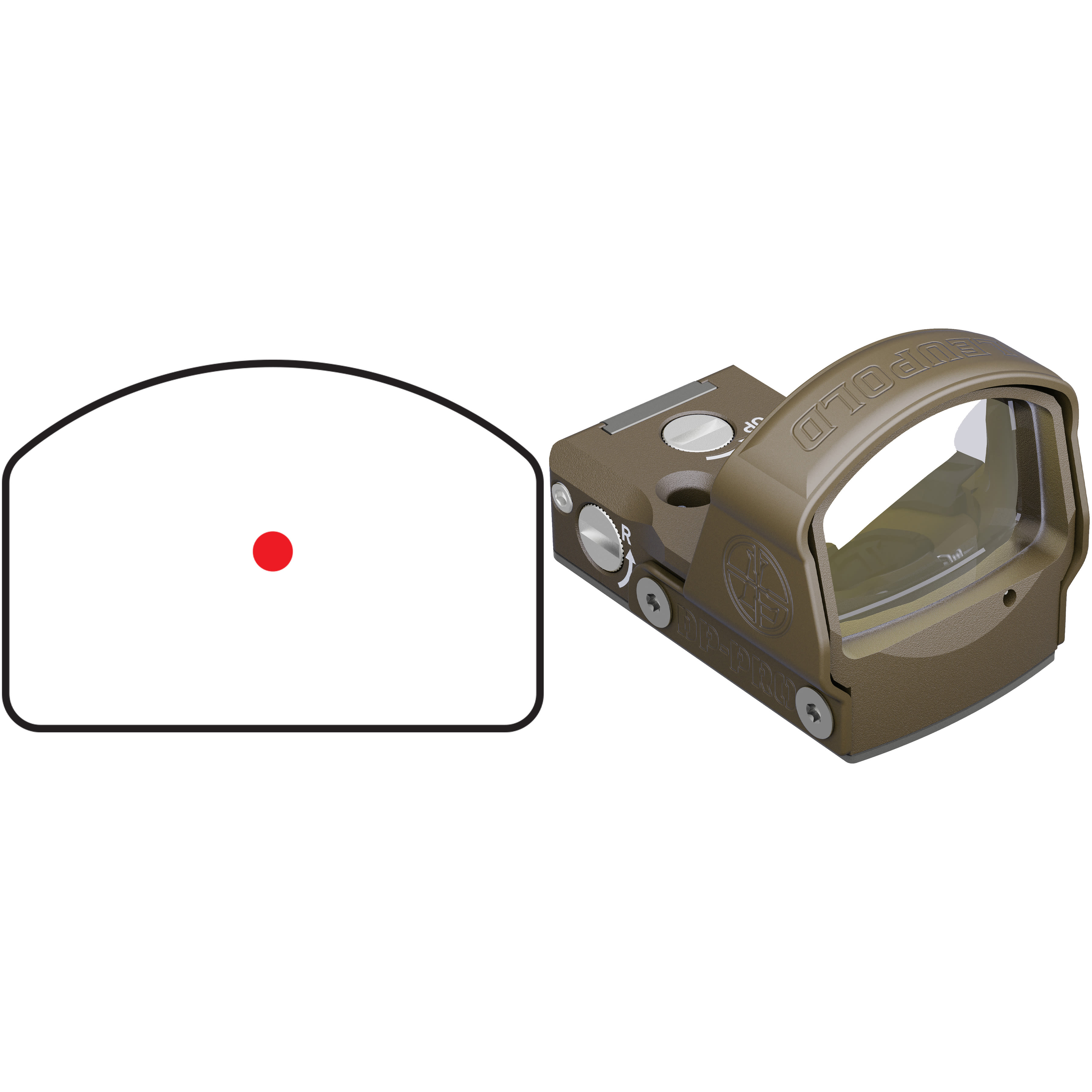 Leupold Deltapoint Pro 6 Moa Dot Reflex Sight Dark Earth
