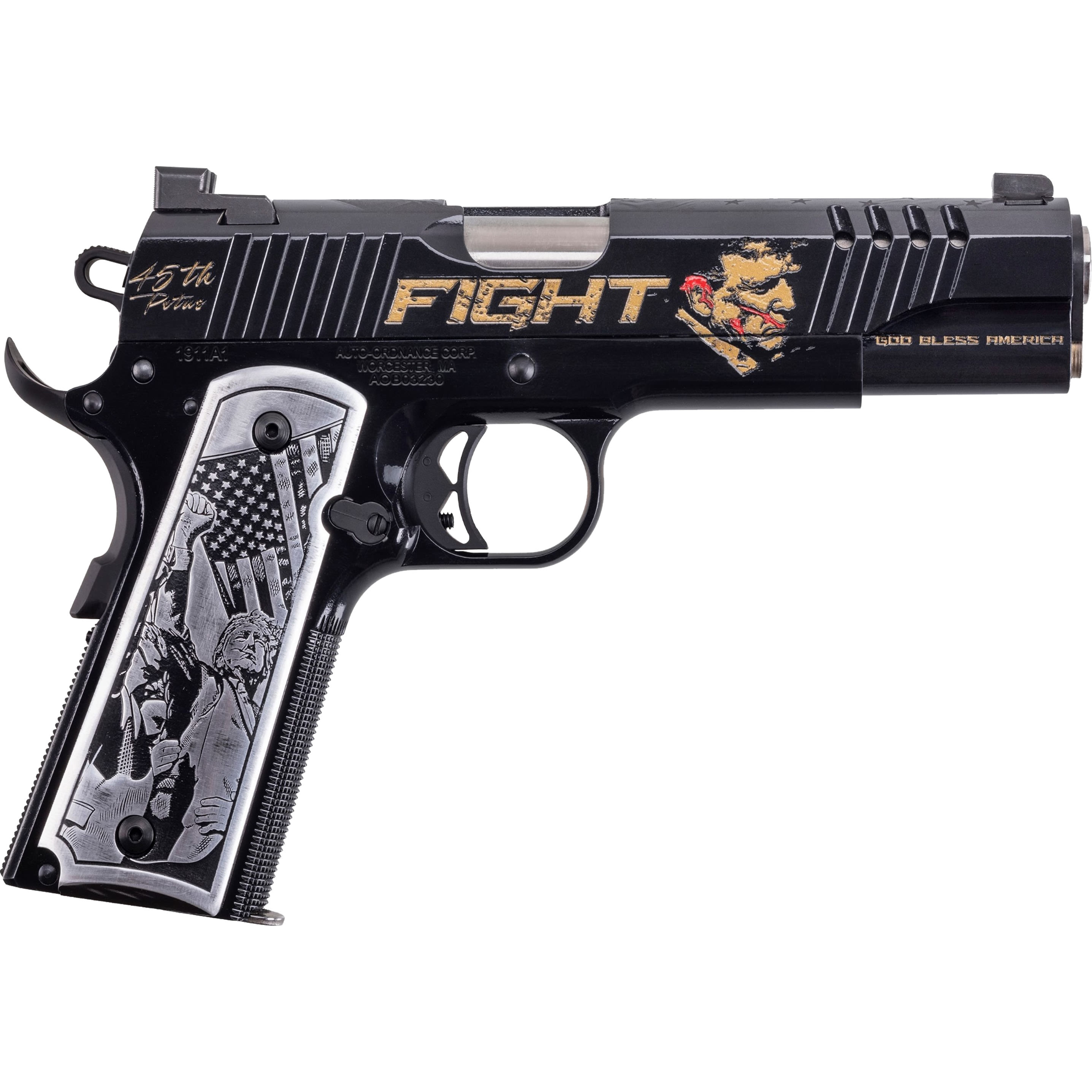 Auto-ordnance Trump Fight 1911 .45 Acp 7RD