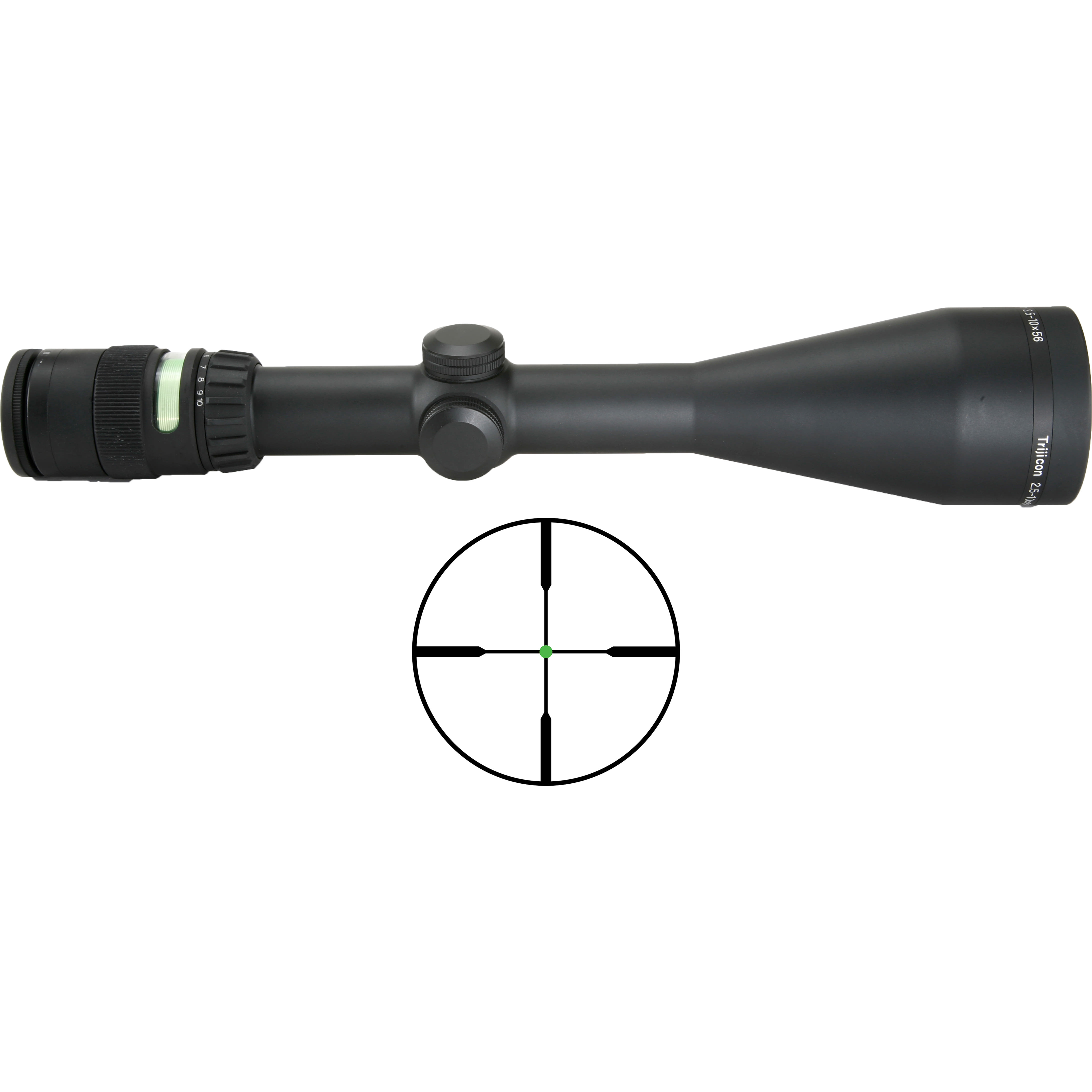 Trijicon Accupoint 2.5-10X56MM Rifle Scope With Green Dot