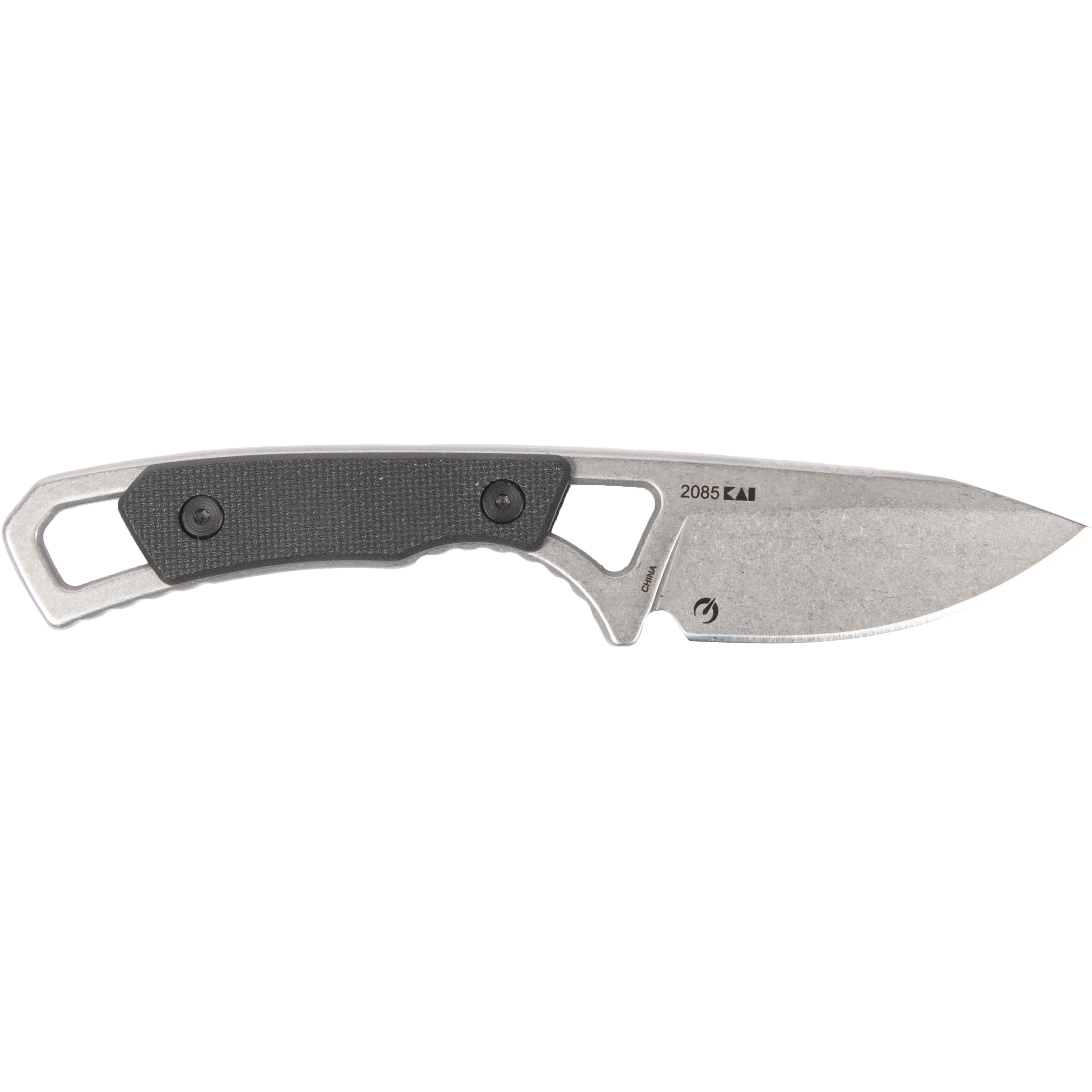 Kershaw Brace Neck Knife Fixed Blade 2 Stonewash