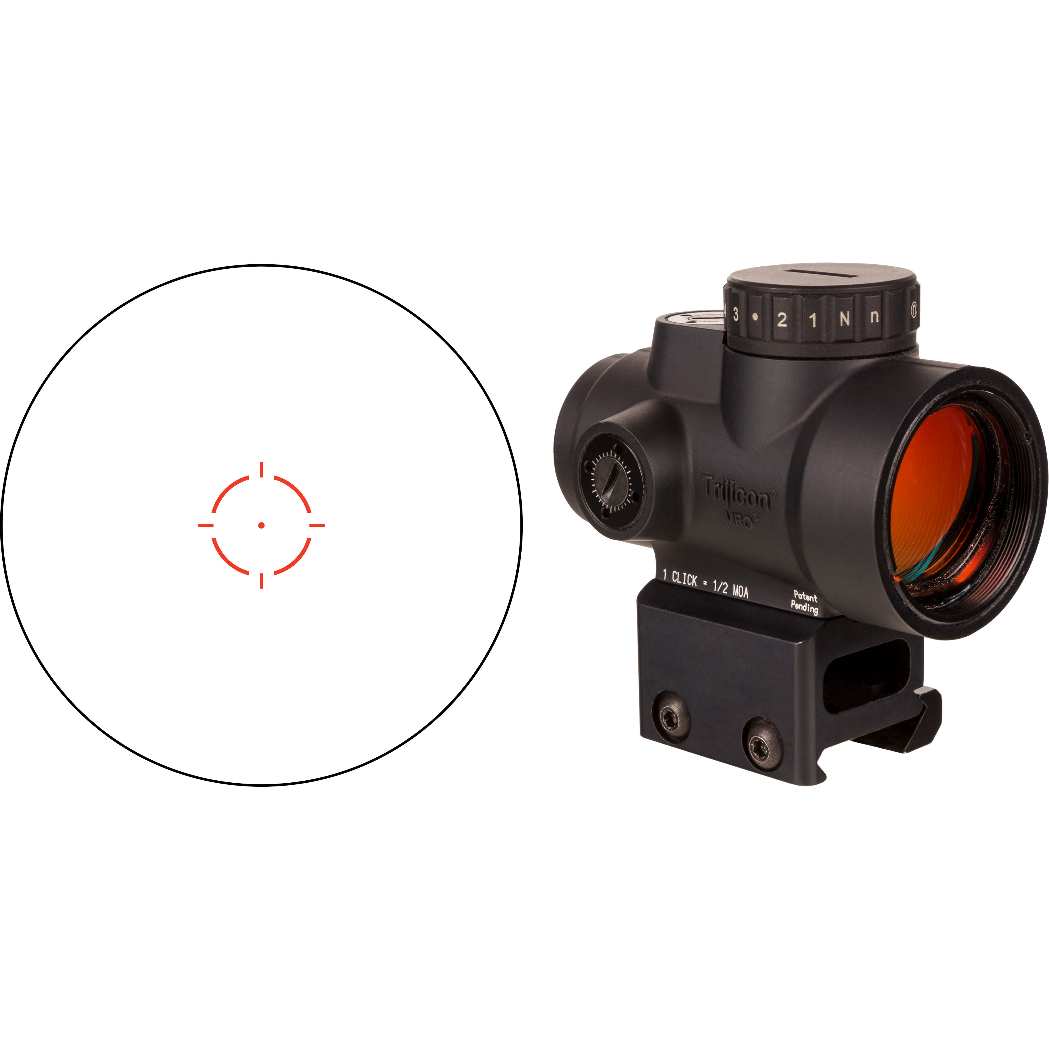 Trijicon Mro Hd 1X25 Red Dot With 68 Moa Reticle