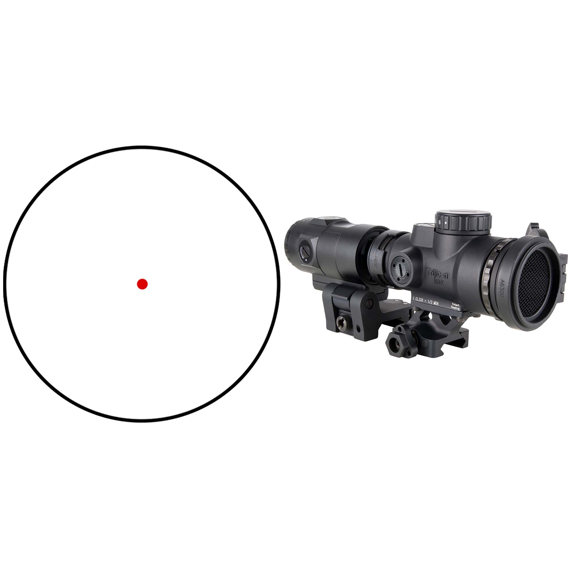 Trijicon Mro Sd Patrol Combo With 3X Magnifier 25MM 2MOA