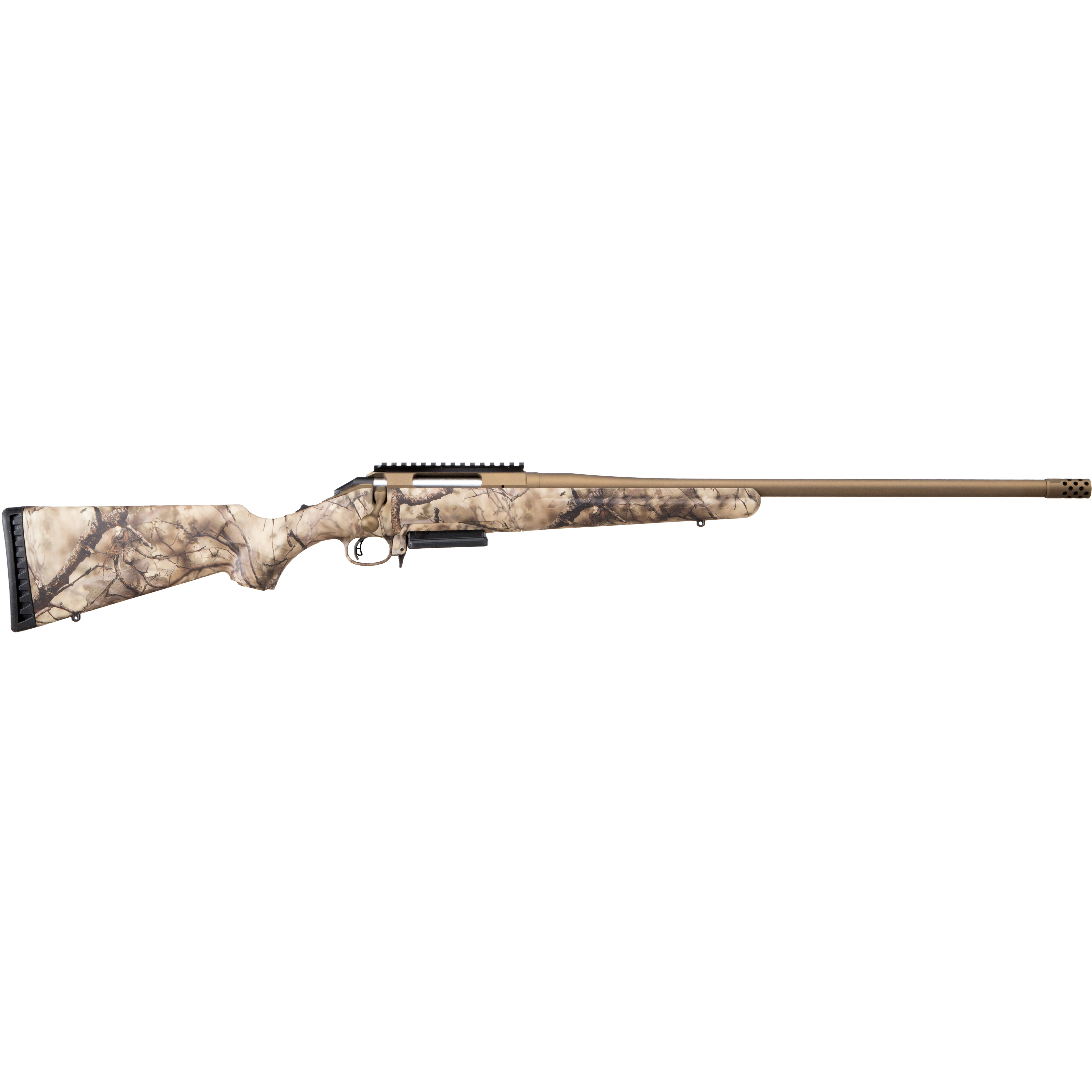Ruger American 6.5 Creedmoor Bolt Action Rifle 22 3+1 Camo