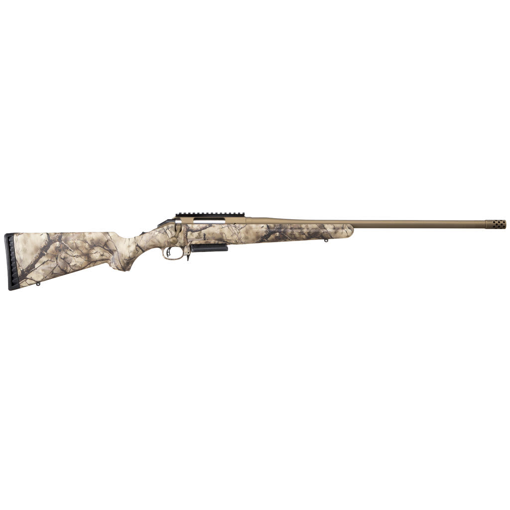 Ruger American Rifle 308 Win 22 Threaded 3+1 Go Wild Camo