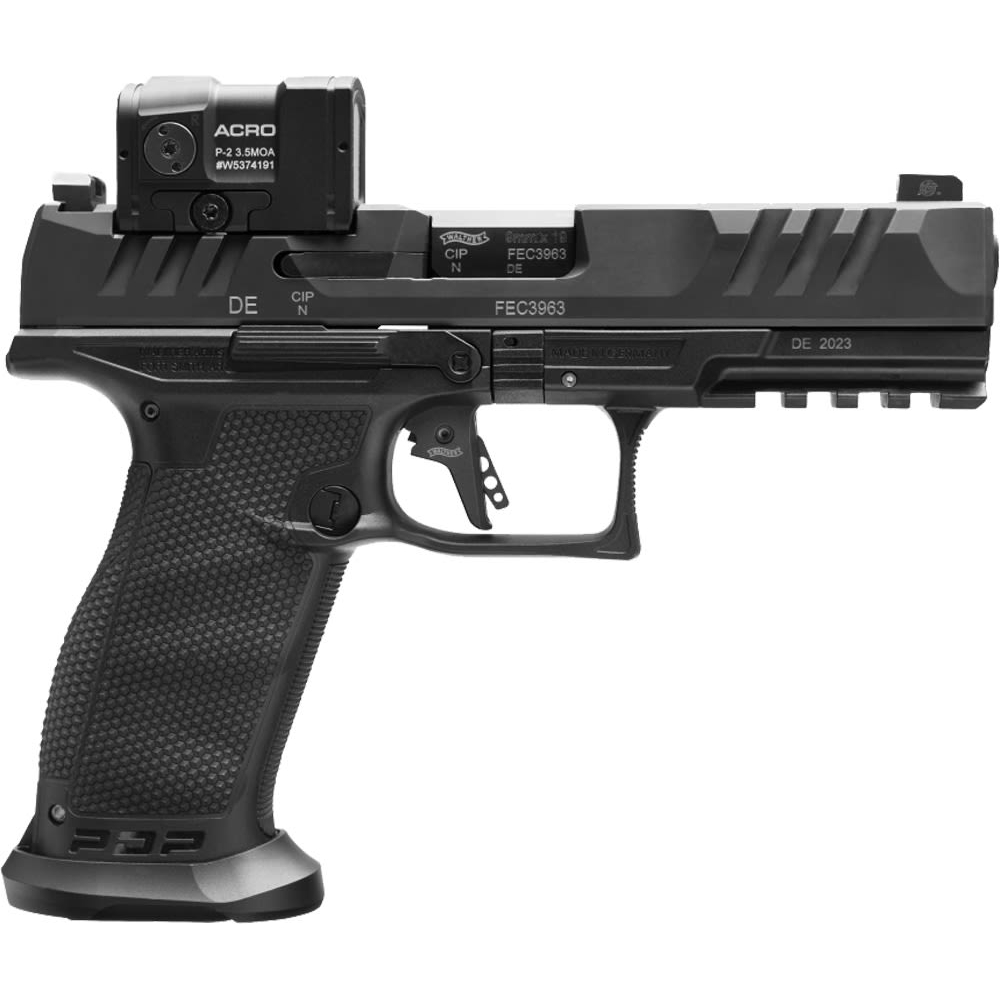 Walther Pdp Pro 9MM 18+1 Black With Acro Optic