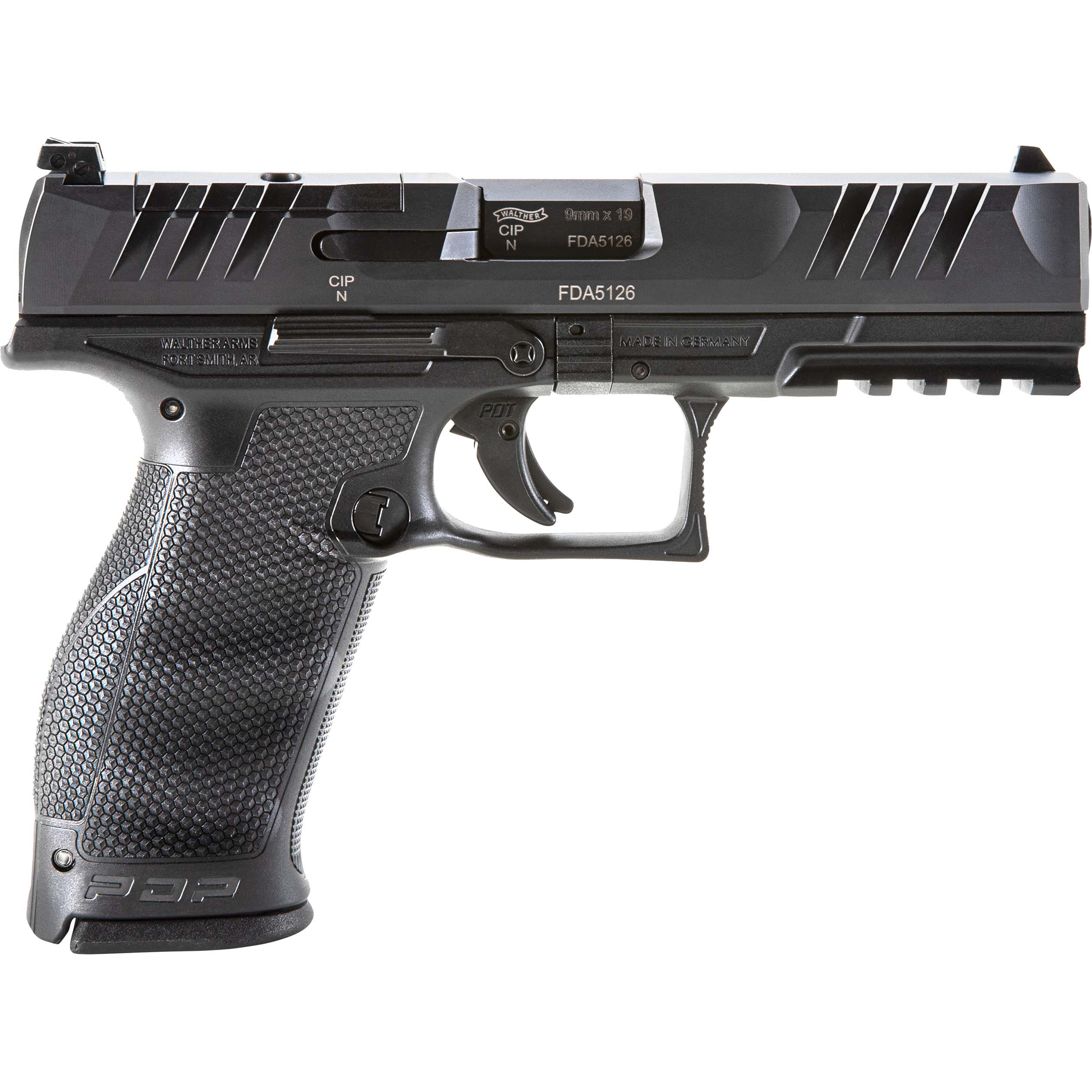 Walther Pdp Full Size 9MM 10+1 Black Polymer Frame
