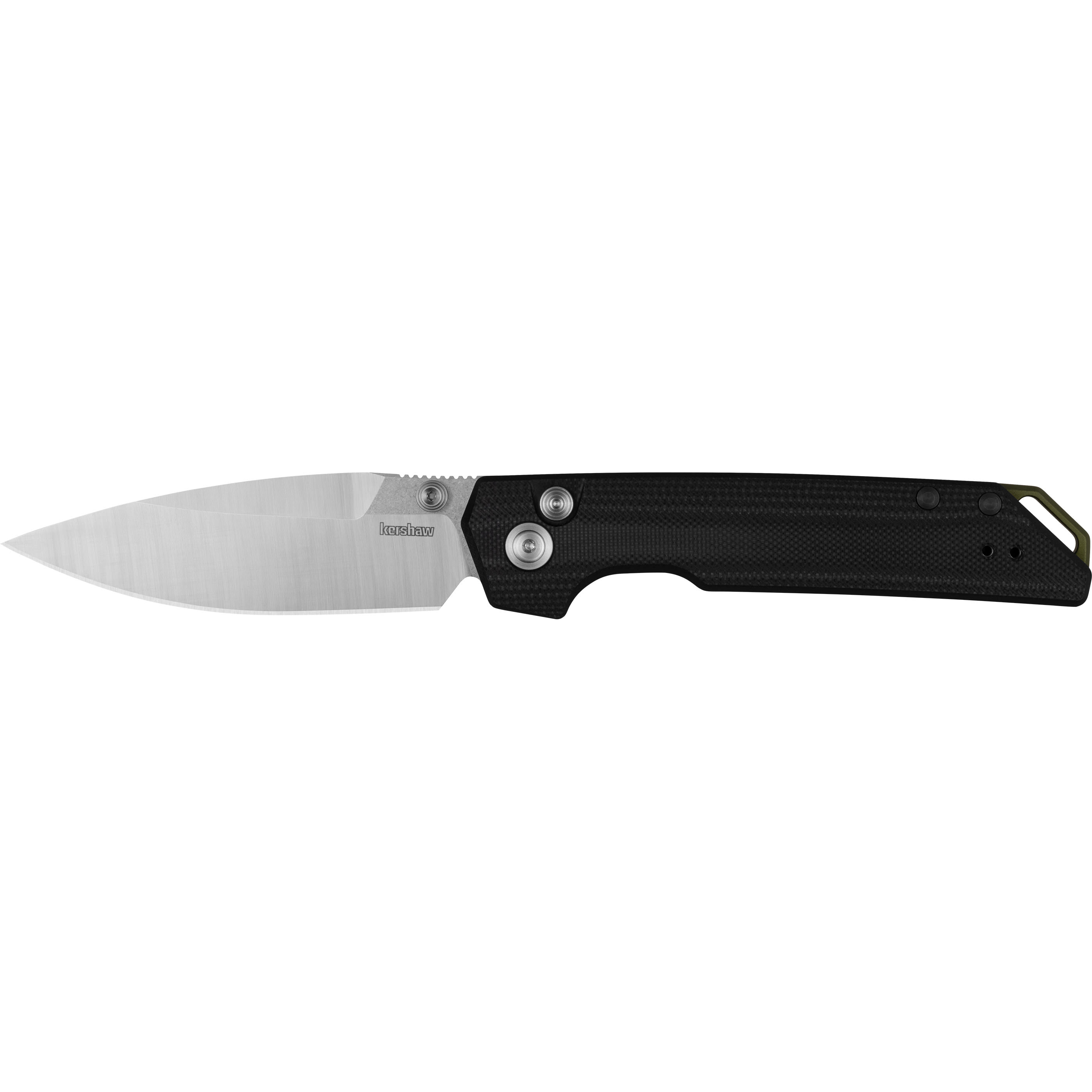 Kershaw Iridium Button Lock Folding Knife 3.45 Black