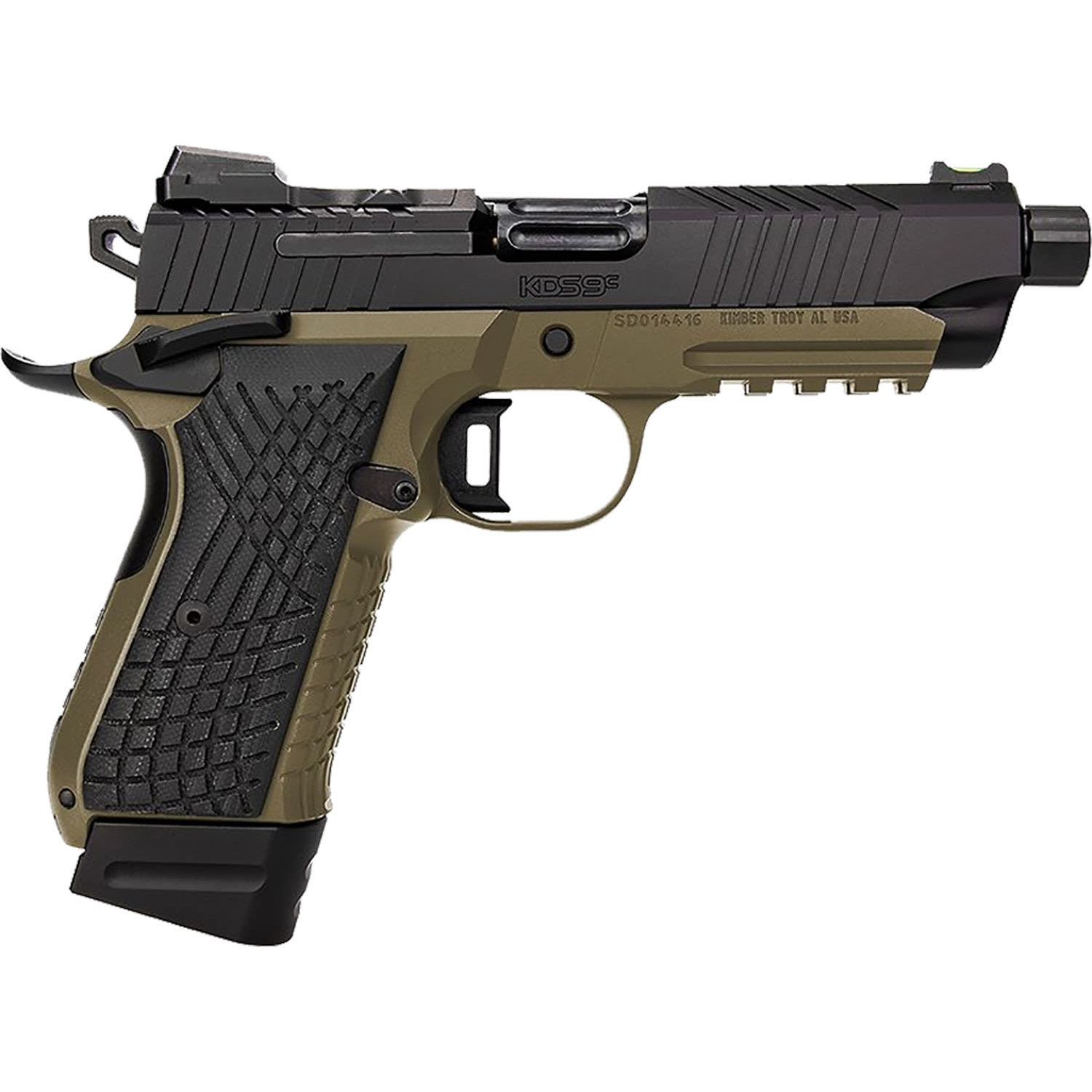 Kimber KDS9C 9MM 15+1/18+1 Fde/black Optics Ready