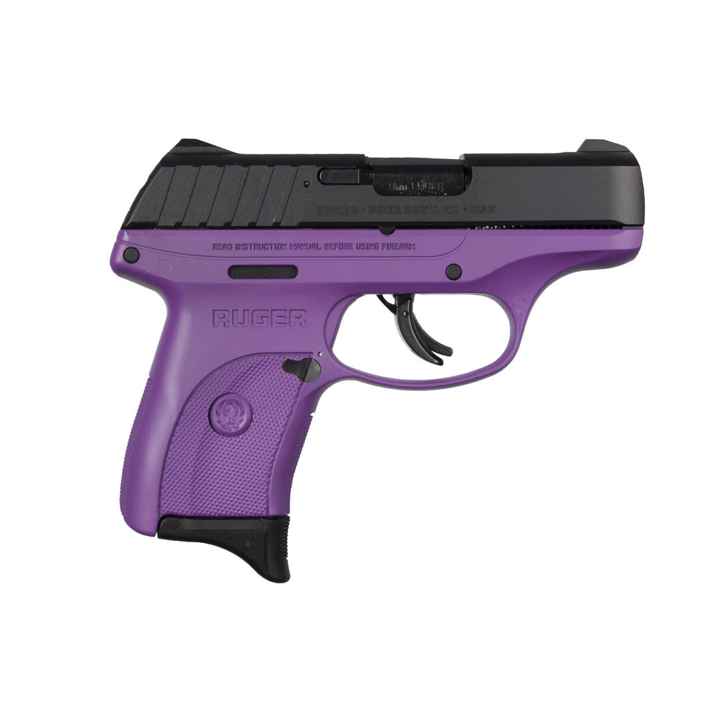 Ruger EC9S 9MM 7+1 Black Slide/purple Frame