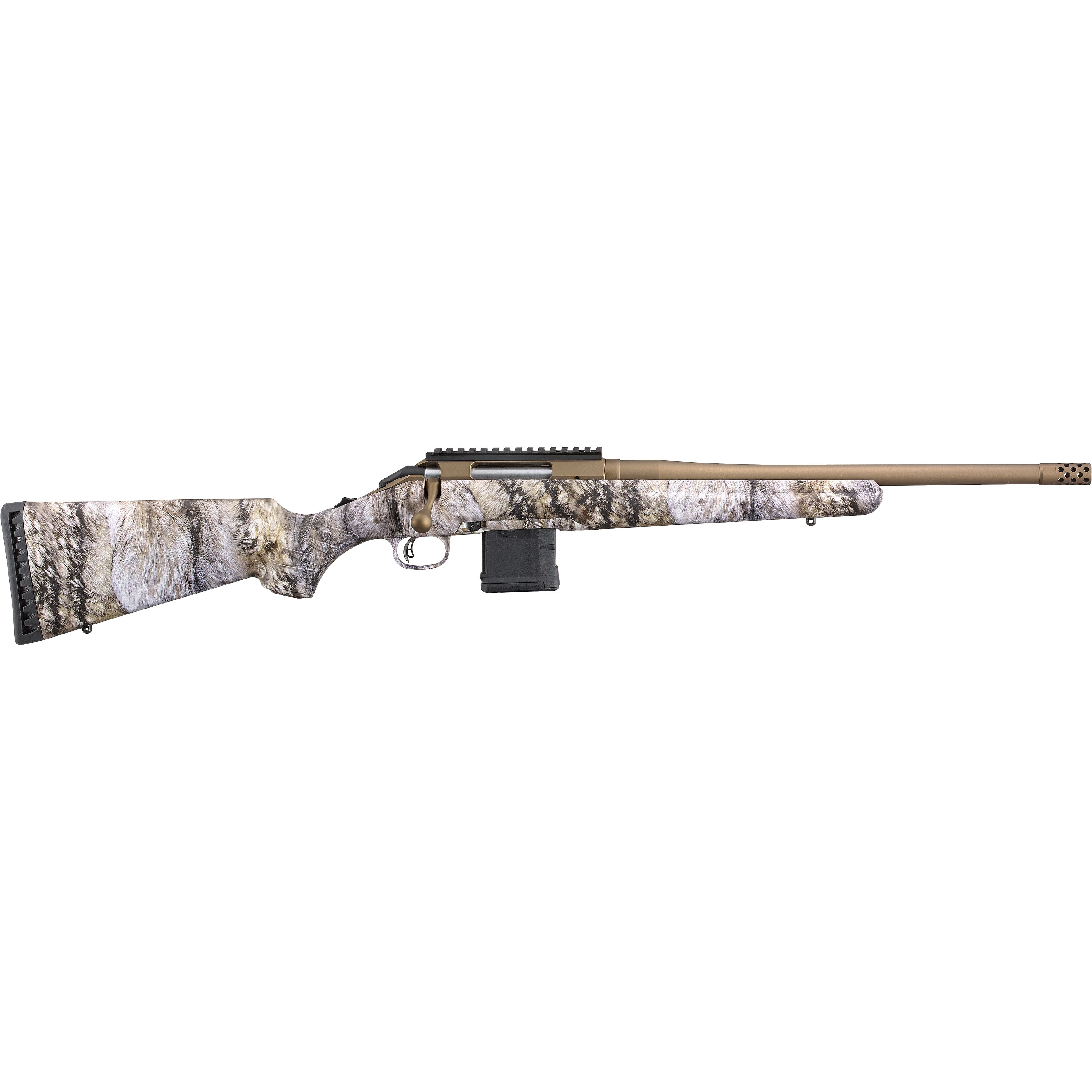 Ruger American .223 Remington 16.13 Bolt Action Yote Camo
