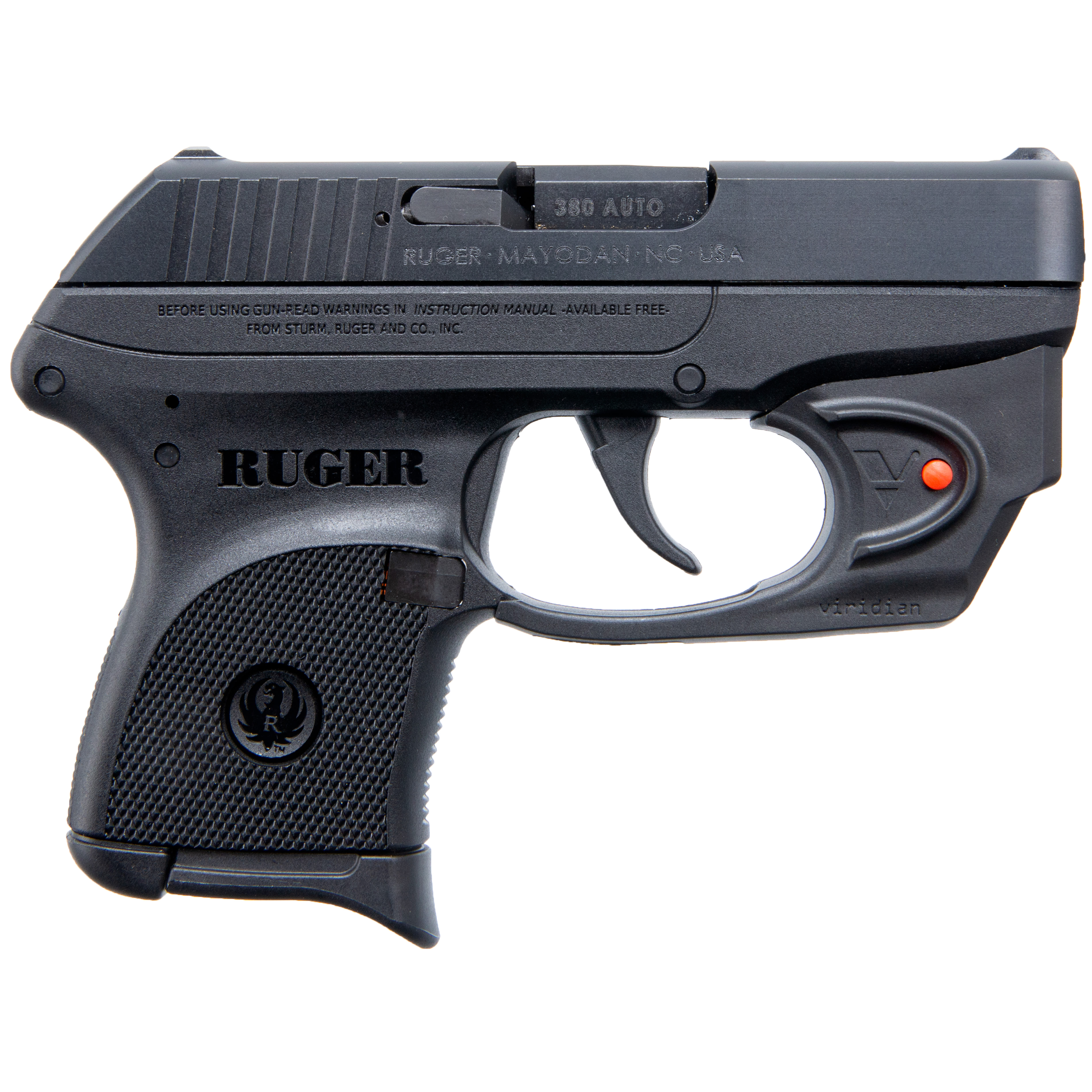 Ruger Lcp 380ACP Pistol 2.75 6+1 With Viridian Laser
