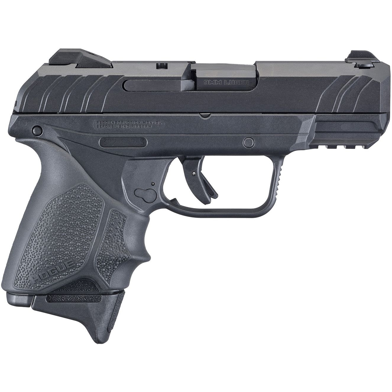 Ruger SECURITY-9 Compact 9MM 10+1 With Hogue Grip Sleeve