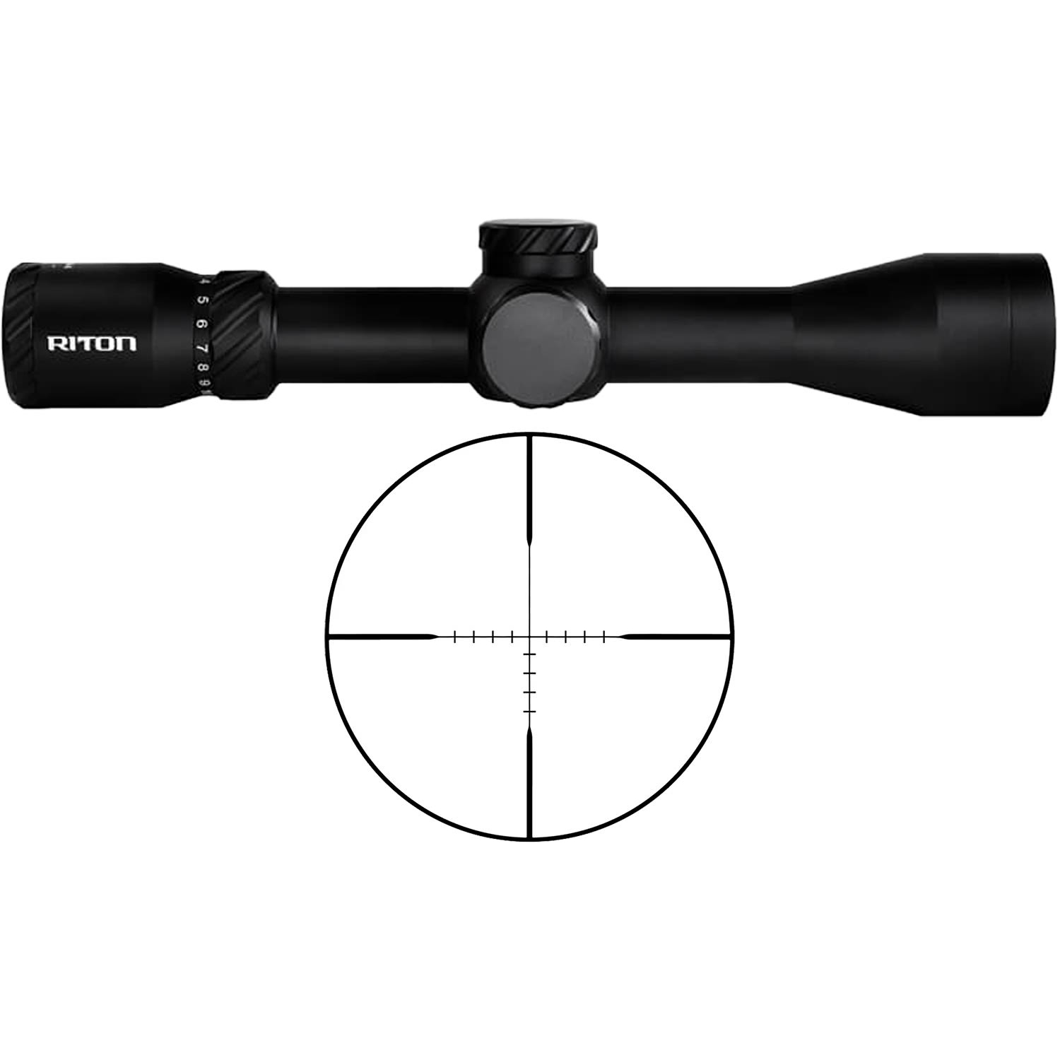 Riton 3 Primal 3-15X44 Lw 30MM Sfp Moa Rifle Scope