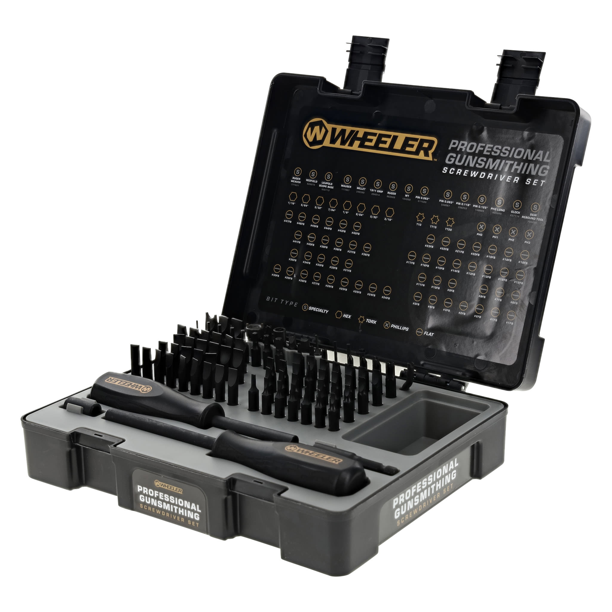 Wheeler 89PC Professional Gunsmithing Screwdriver Set