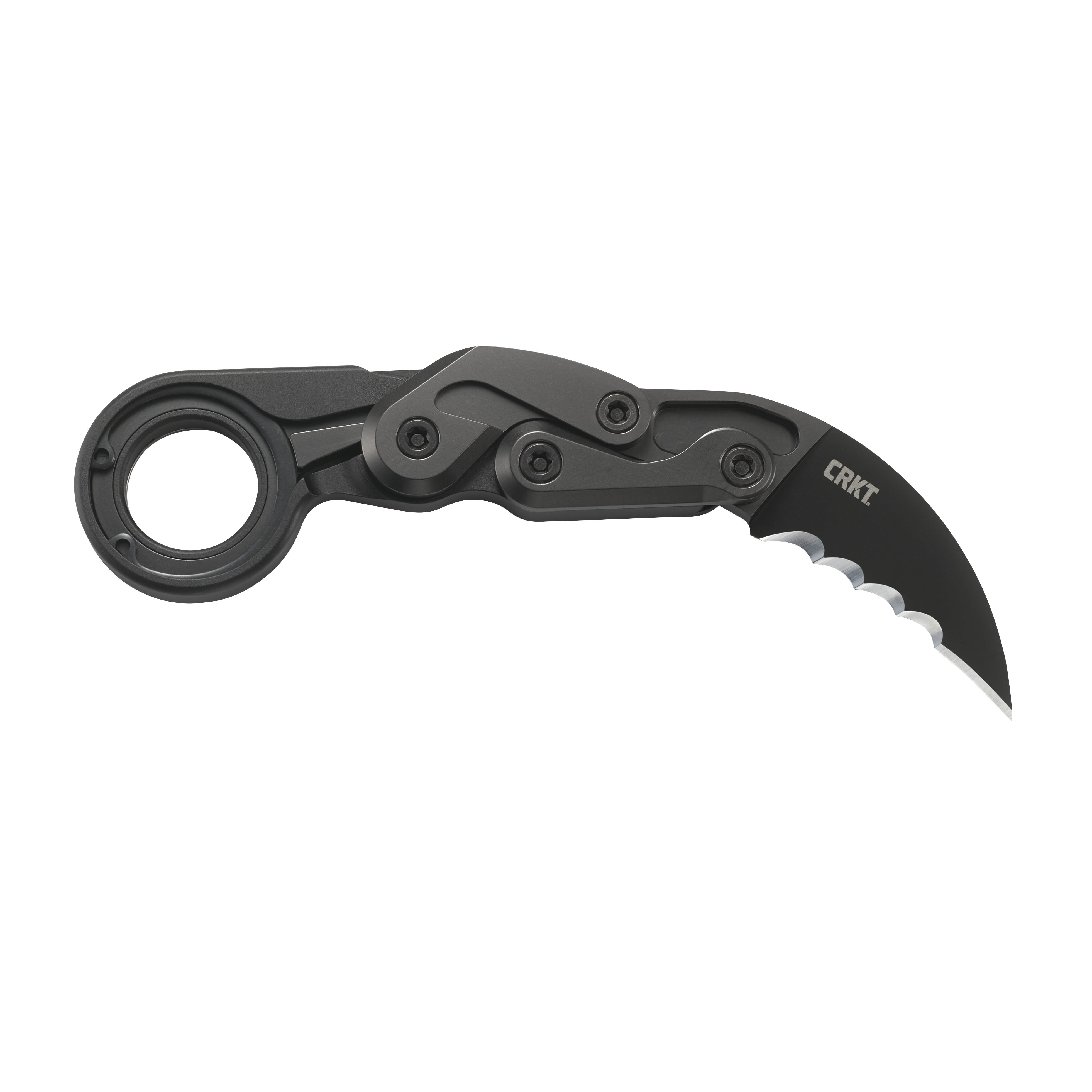 Crkt Provoke 2.41 Folding Knife With Veff Serrations - Black