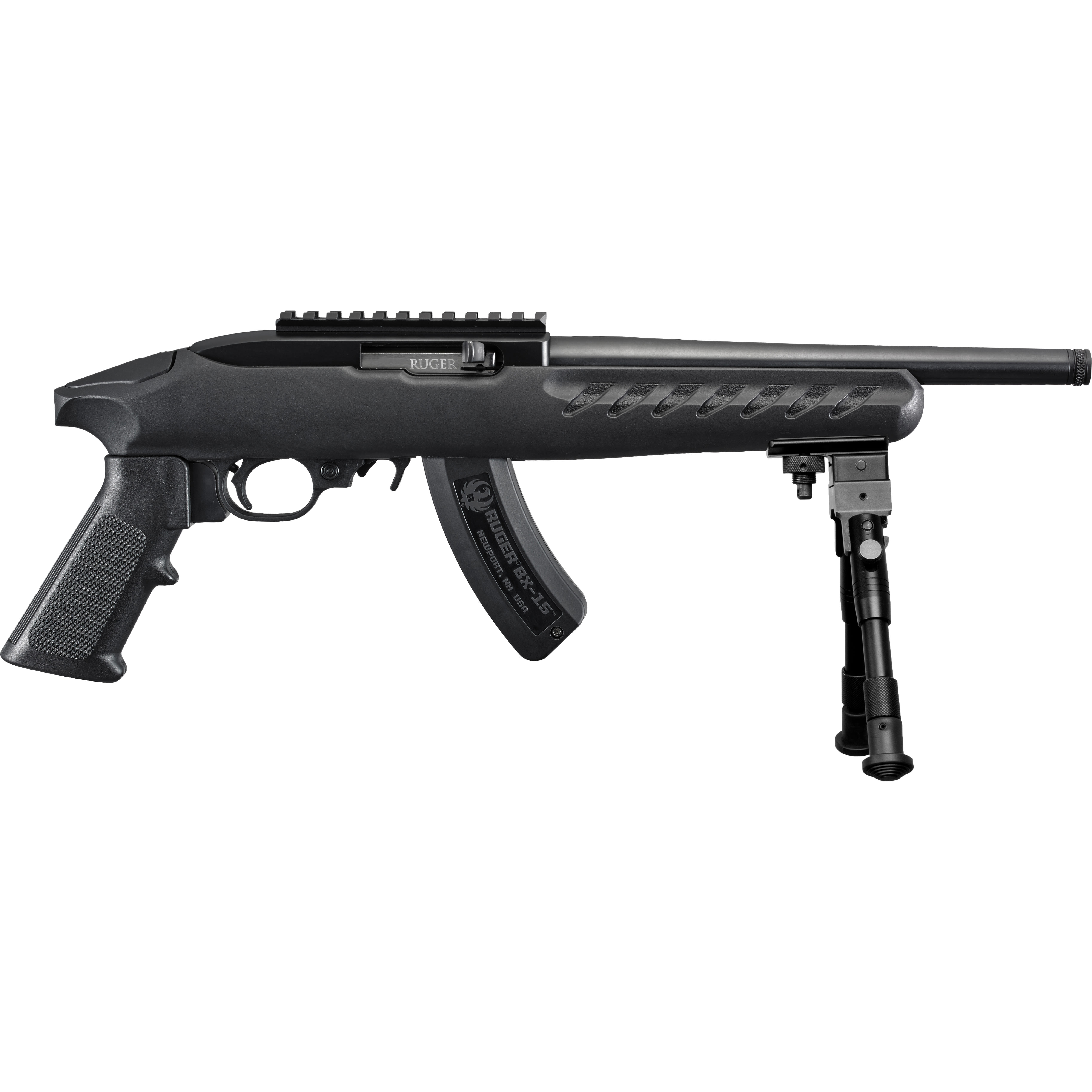 Ruger Charger 22LR Pistol 15+1 Matte Black Threaded
