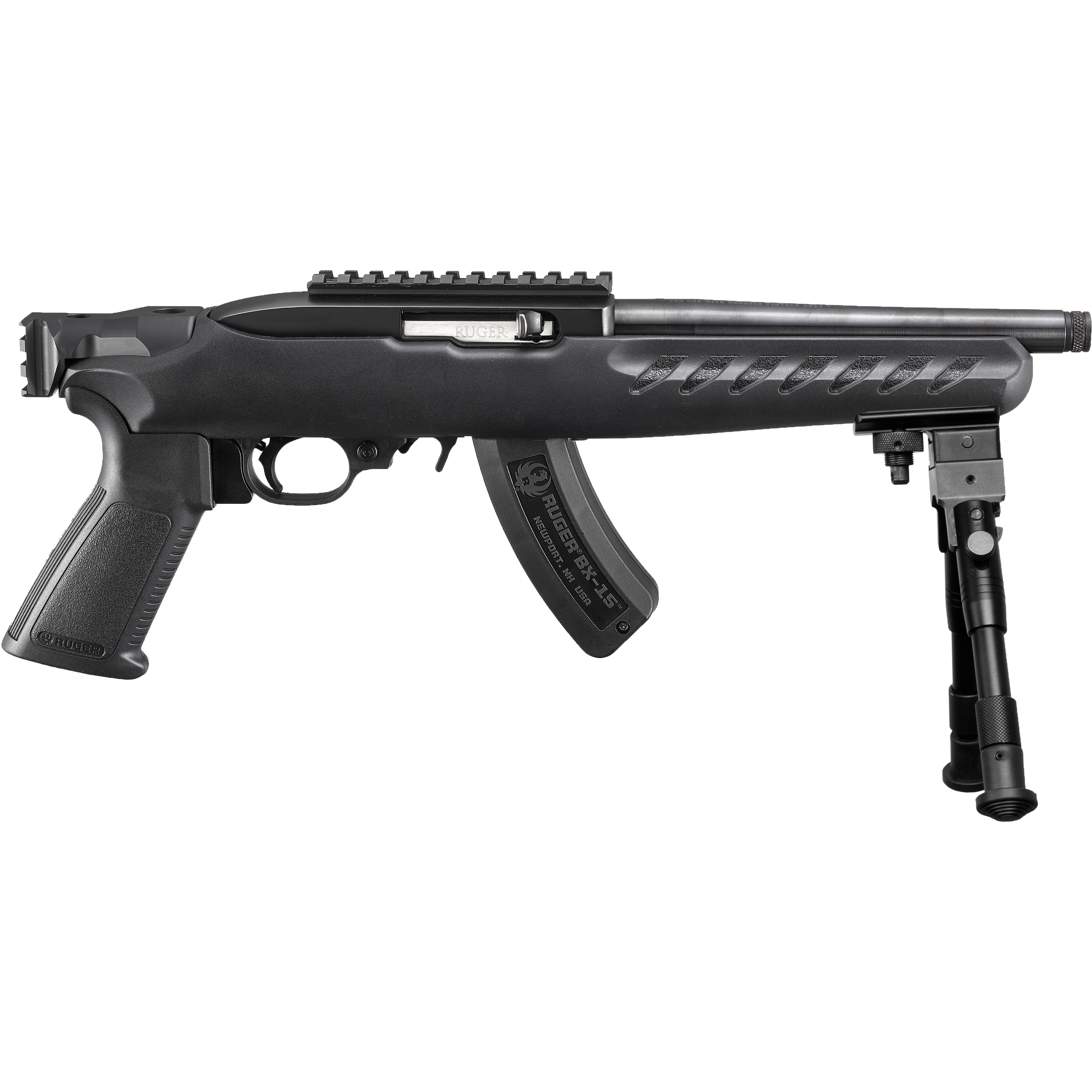 Ruger 22 Charger 22LR 15+1 8 Black Steel Threaded Barrel