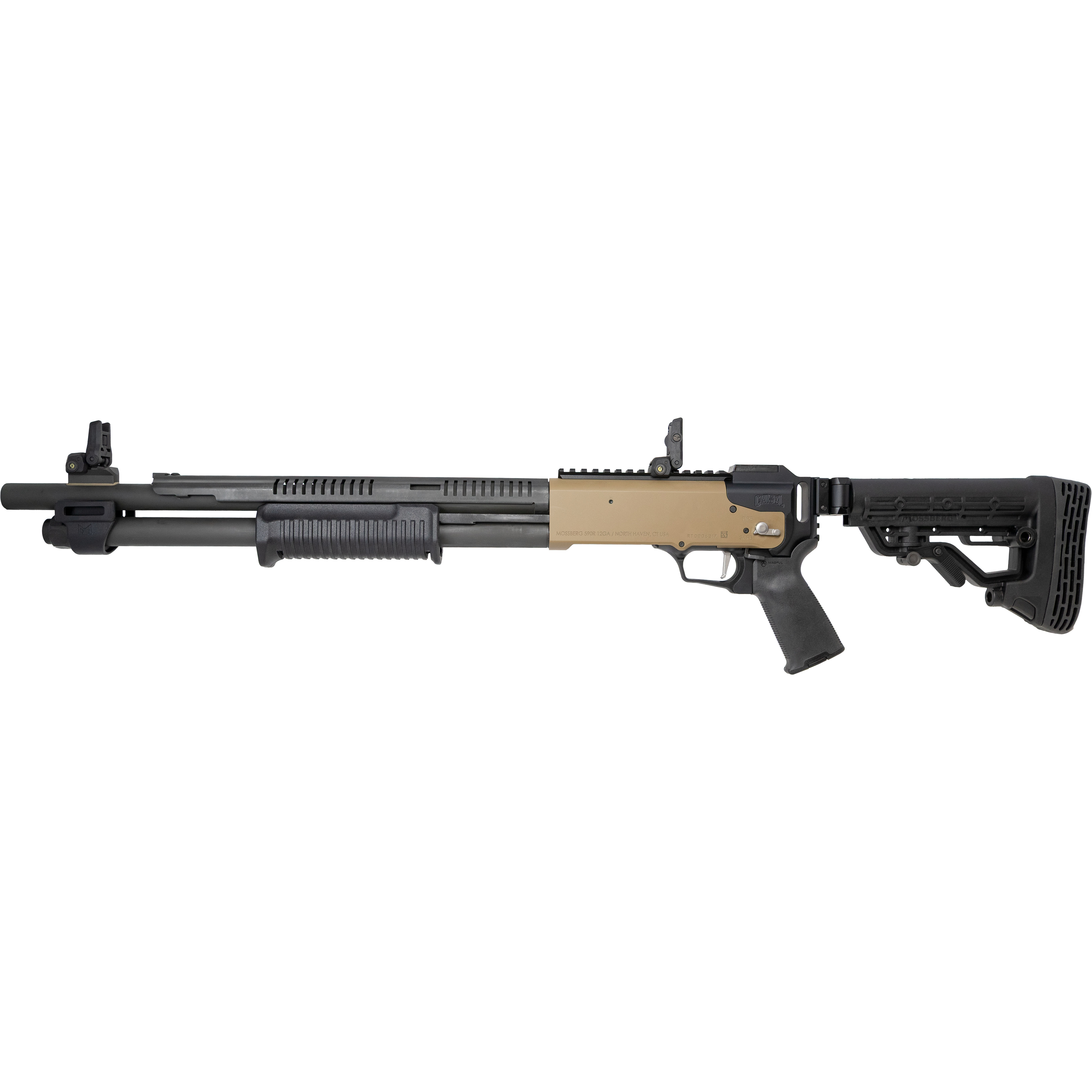 Mossberg 590R Tactical 12GA 18.5 6+1 Fde Folding Stock - Image 2