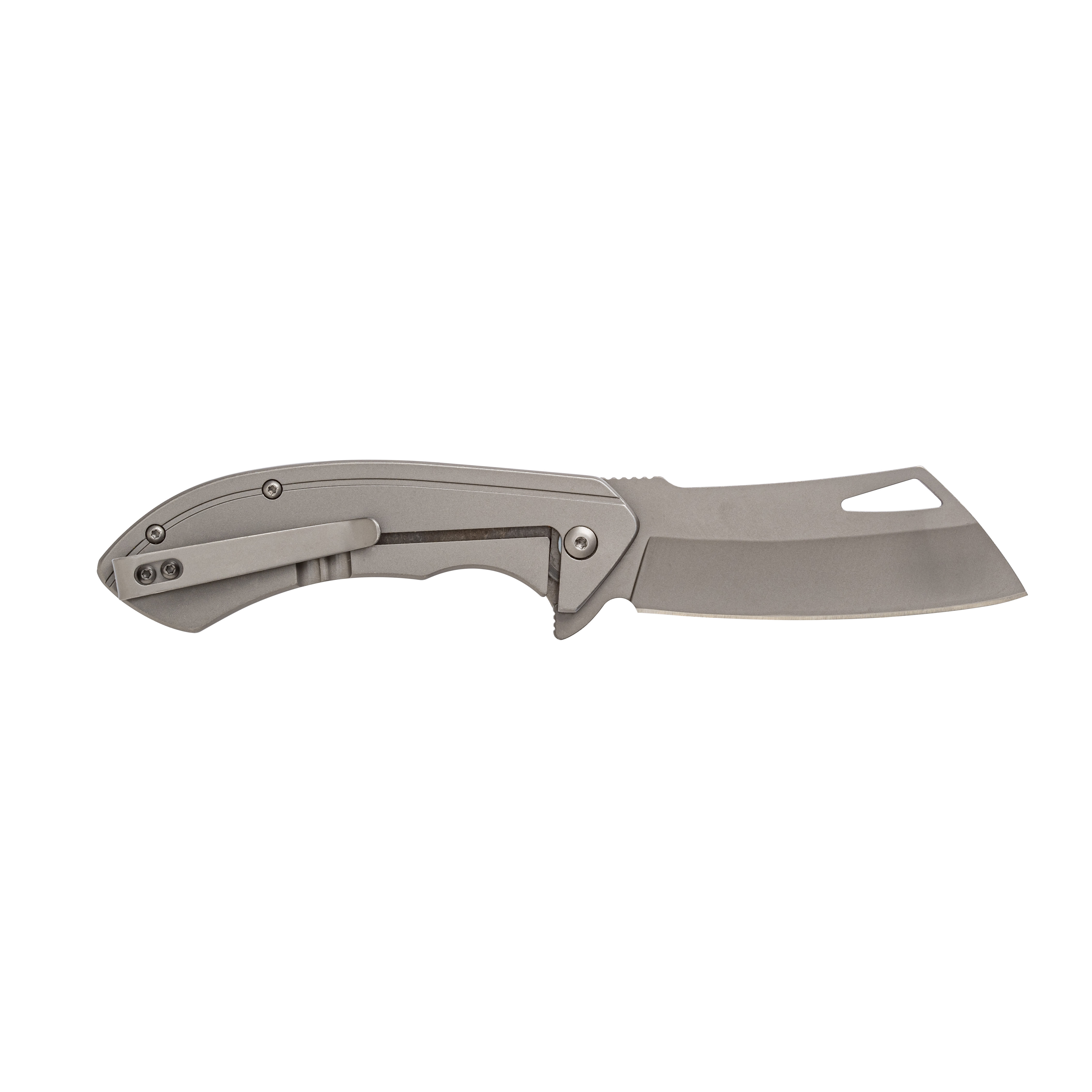 Smiths Rally 3.26 Cleaver Folding Knife - Gray