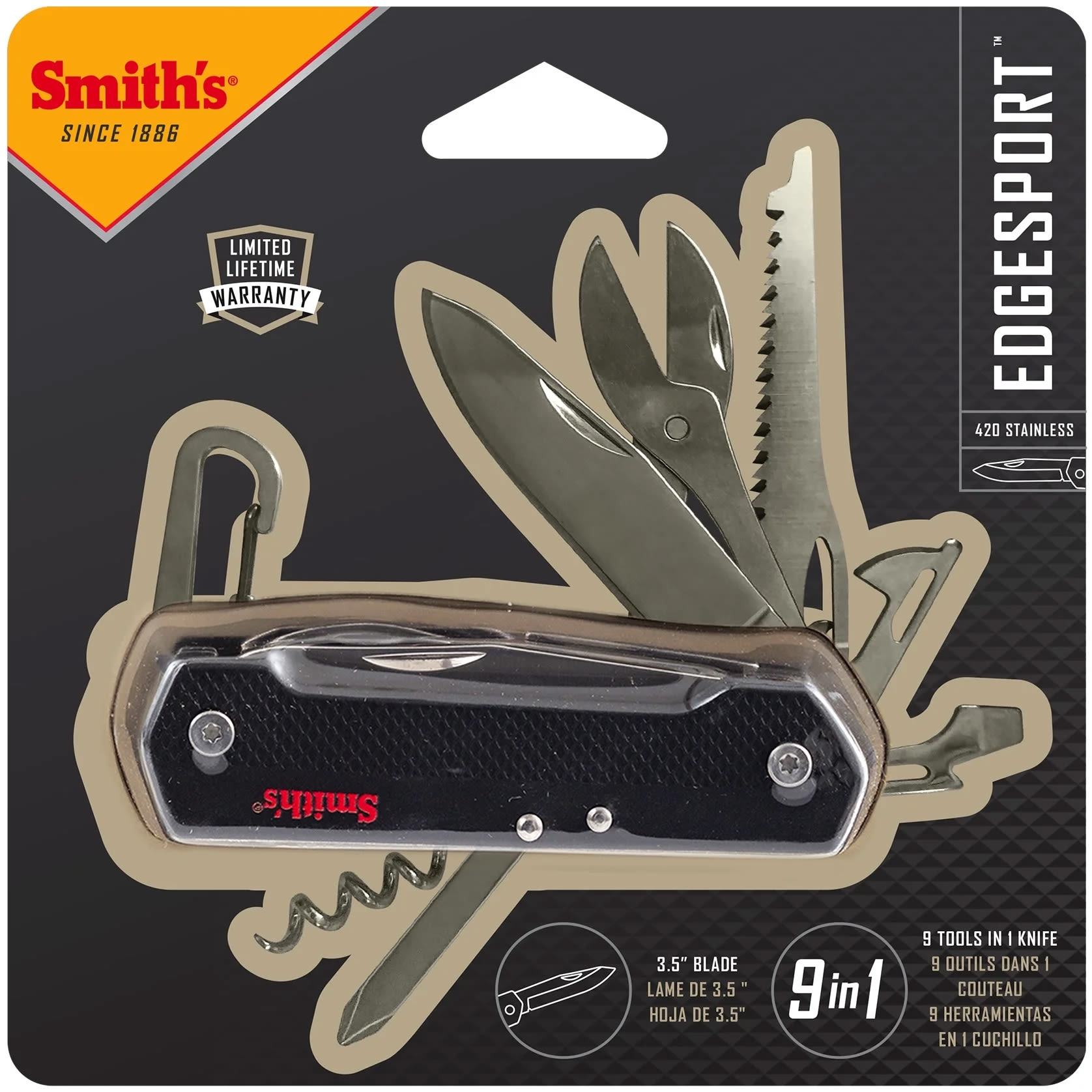 Smiths Edgesport Multi Tool Black - Image 2