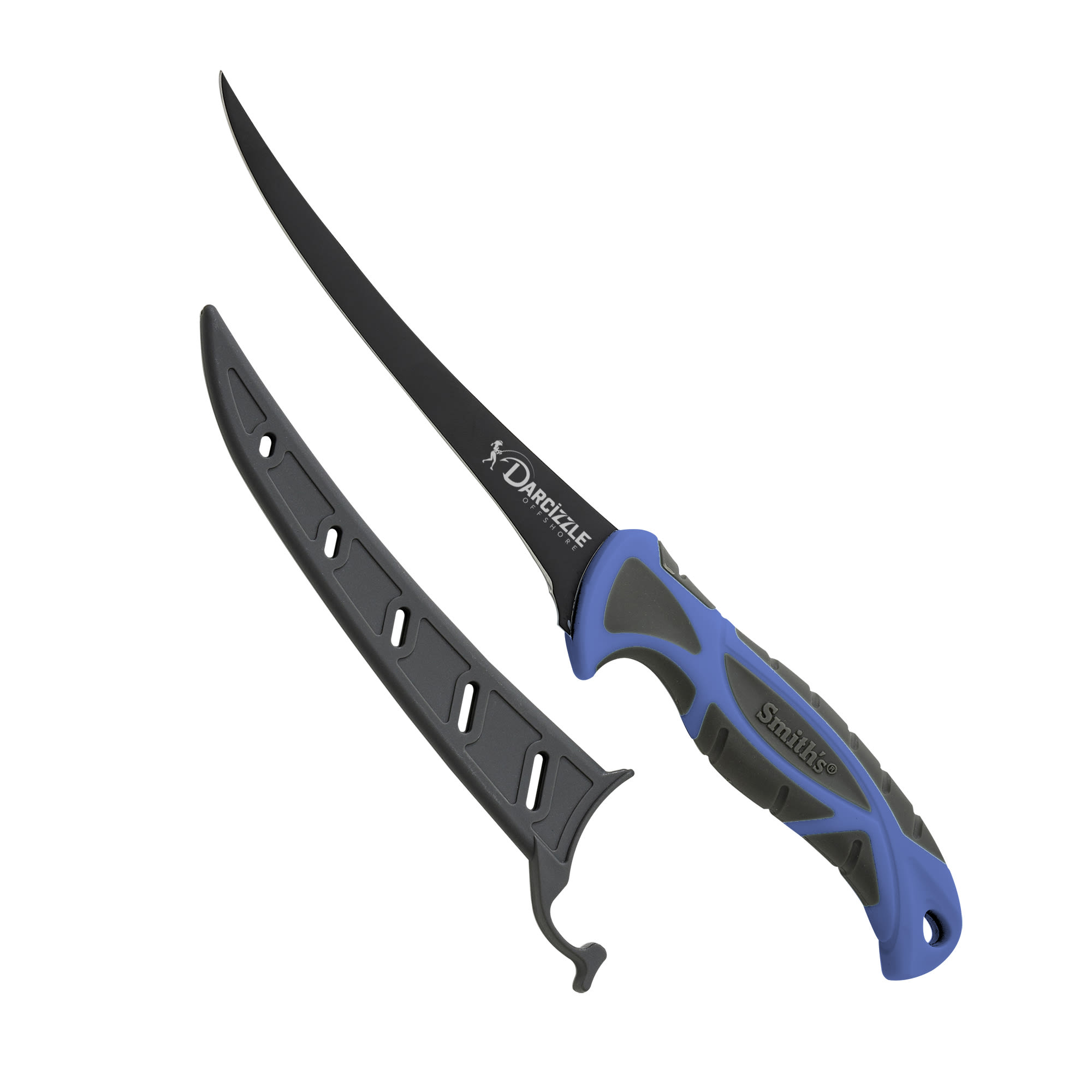 Smiths Darcizzle 6 Curved Flex Fillet Knife - Blue Handle