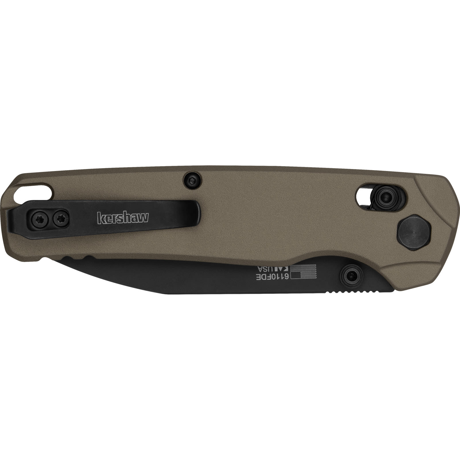 Kershaw Bel Air Xl Folding Knife 3.4 Black/fde - Image 2