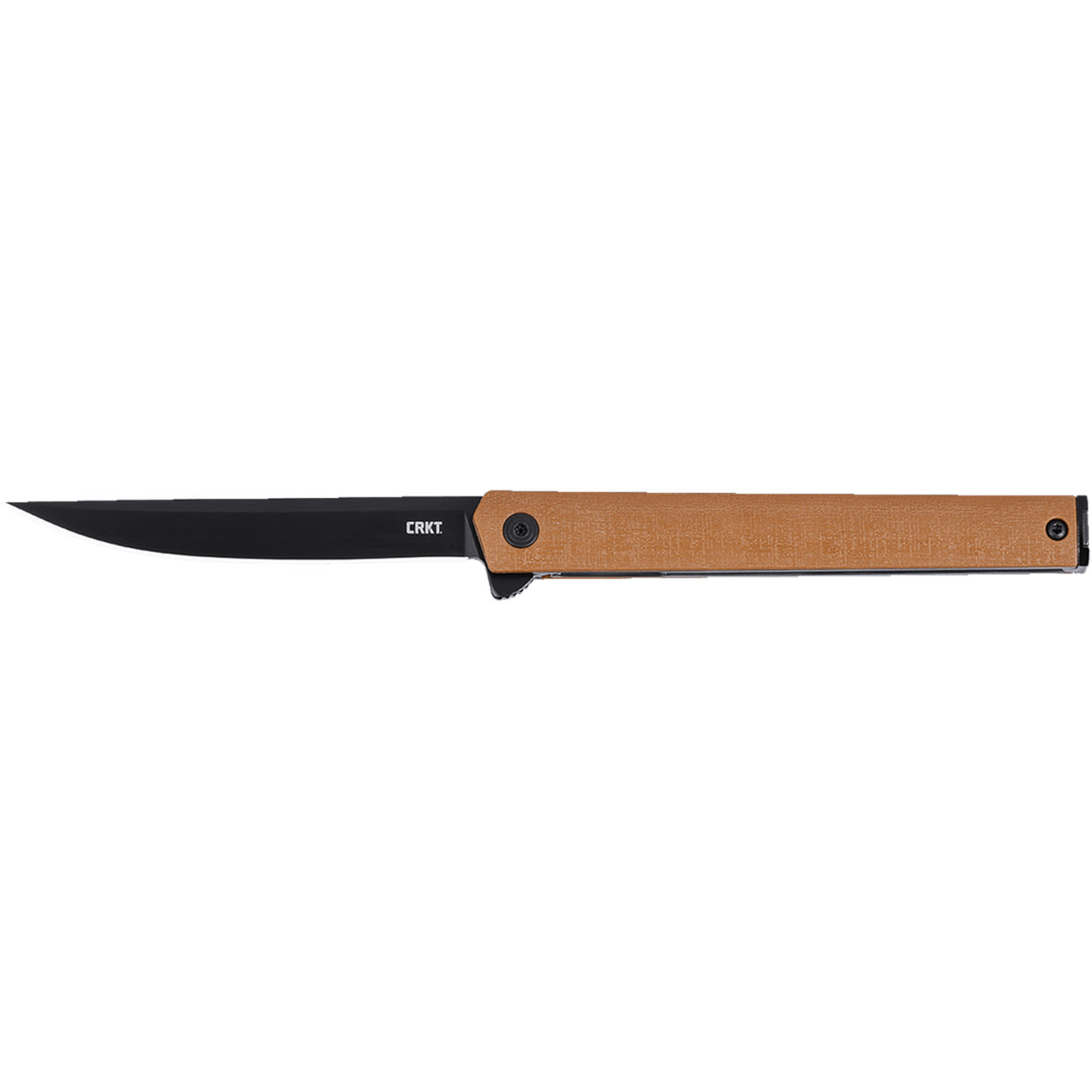 Crkt Ceo Flipper Folding Knife 3.35 Desert Tan AUS-8