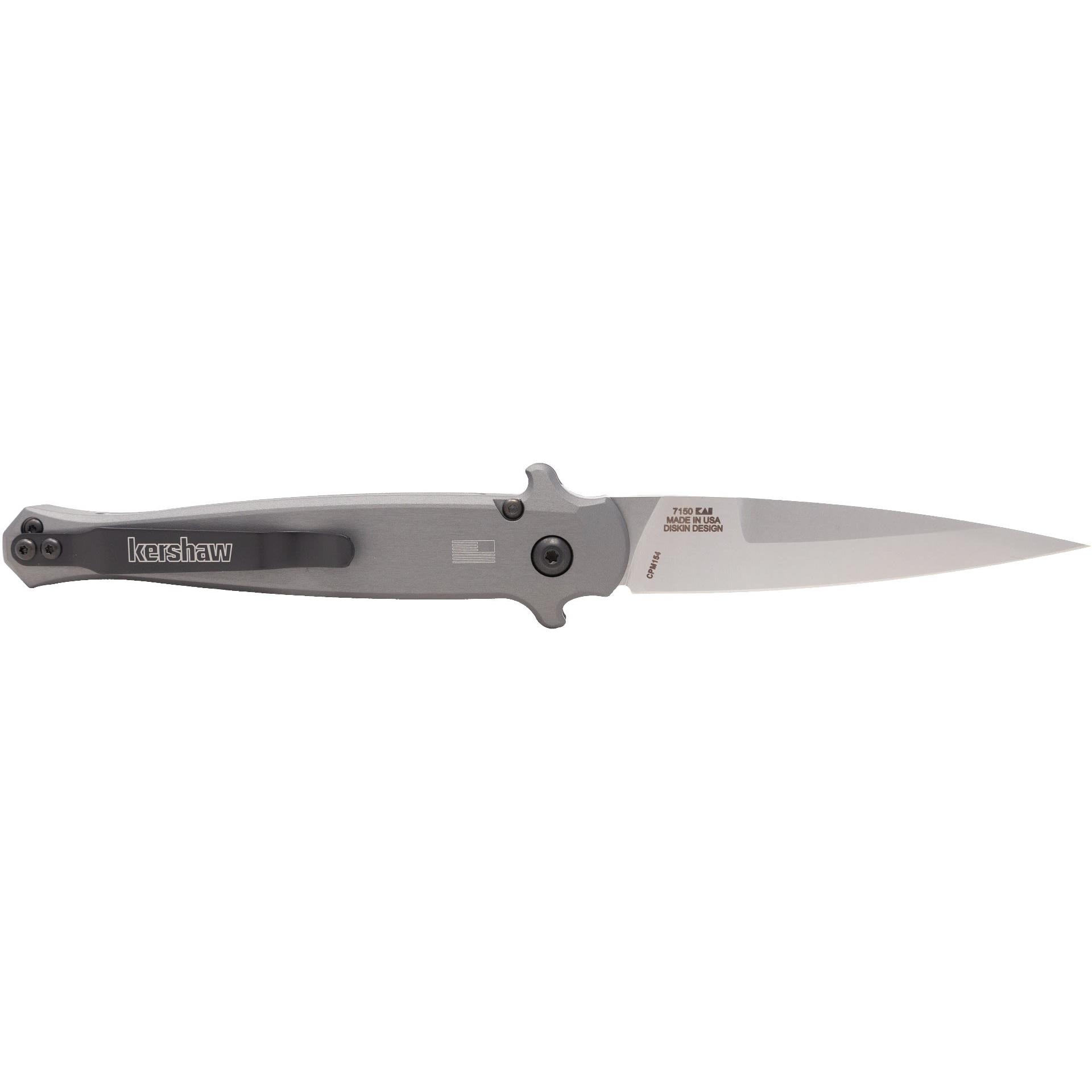 Kershaw Launch 8 Stiletto Automatic Knife Gray/carbon Fiber 3.5