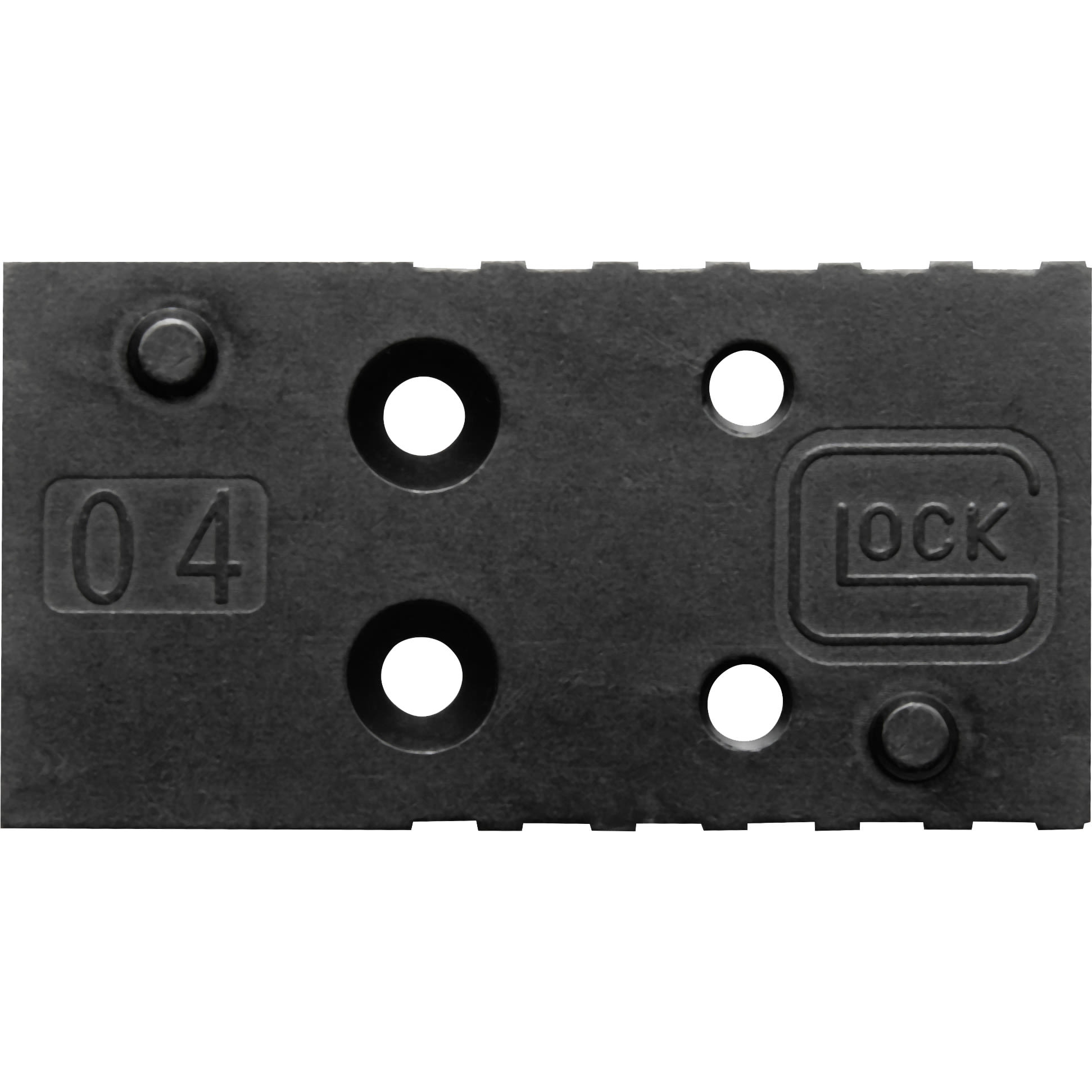 Glock Mos Adapter Plate 04 Set/pkg - Black