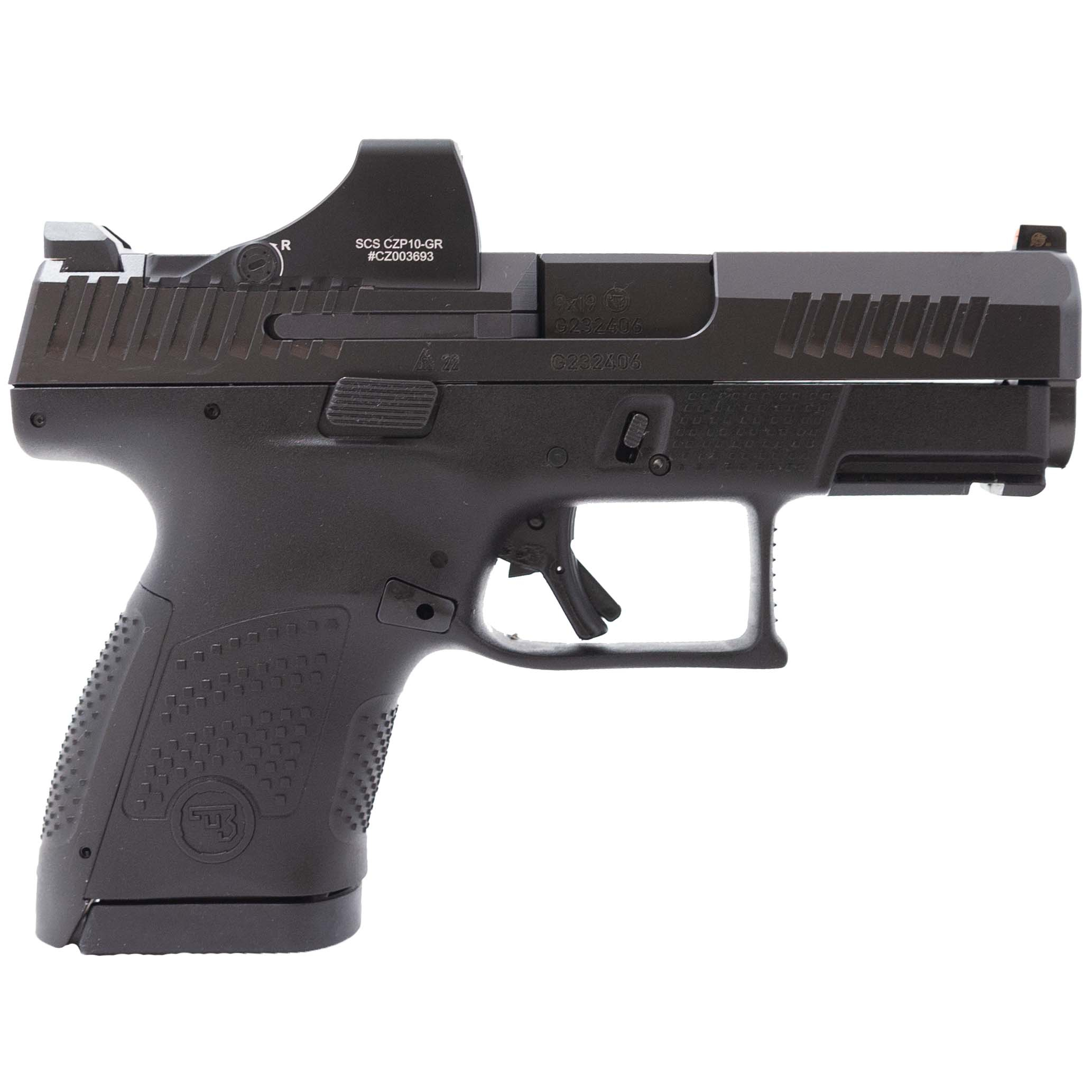 Czu P-10S 9MM 12R Blk Hls Nstl