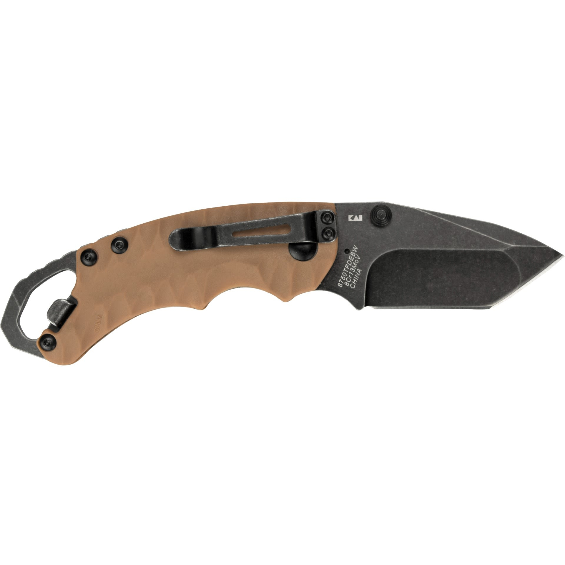 Kershaw Shuffle Ii 2.6 Folding Knife Tan Blackwash