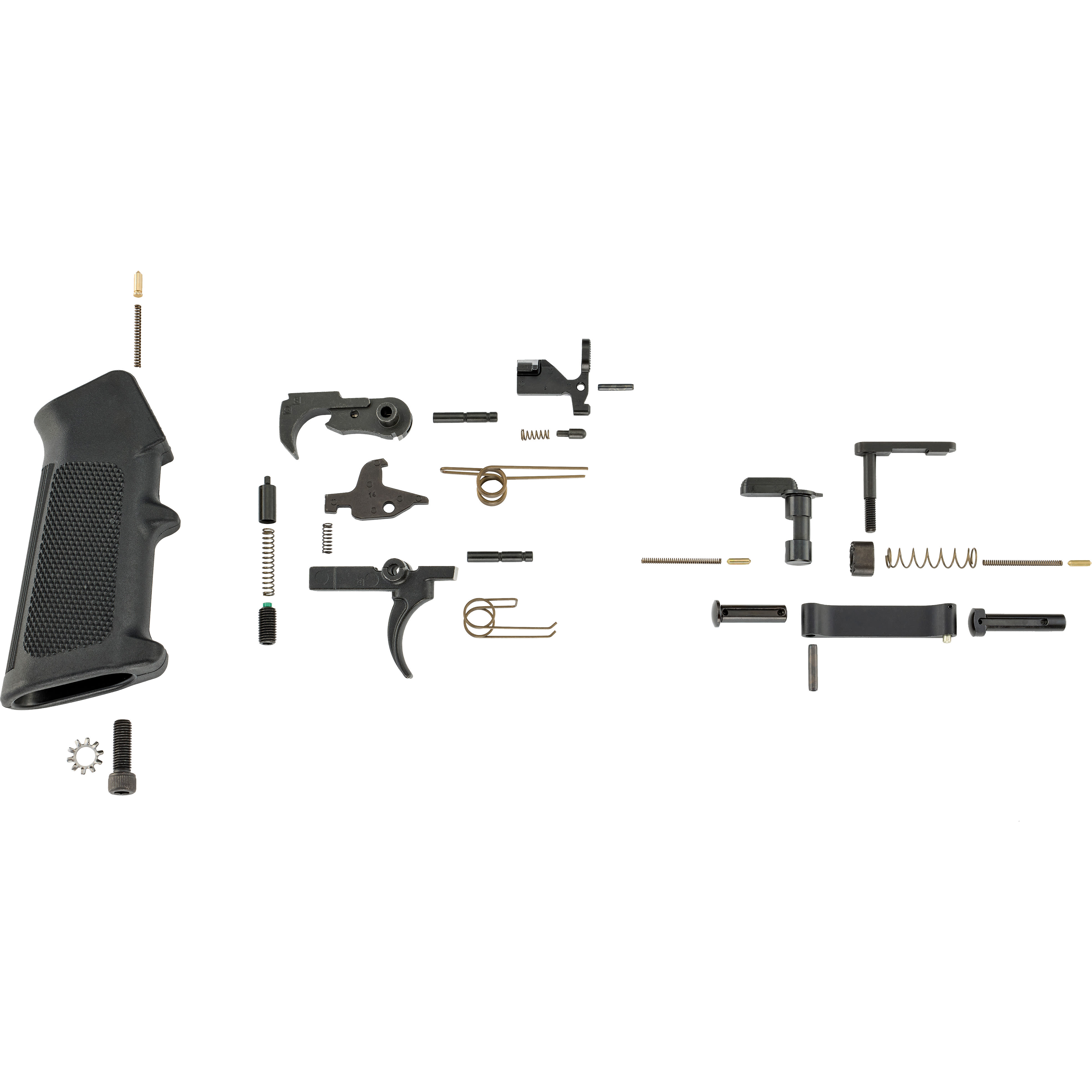 Ruger Ar Lower Parts Kit With A2 Pistol Grip and Gi Trigger