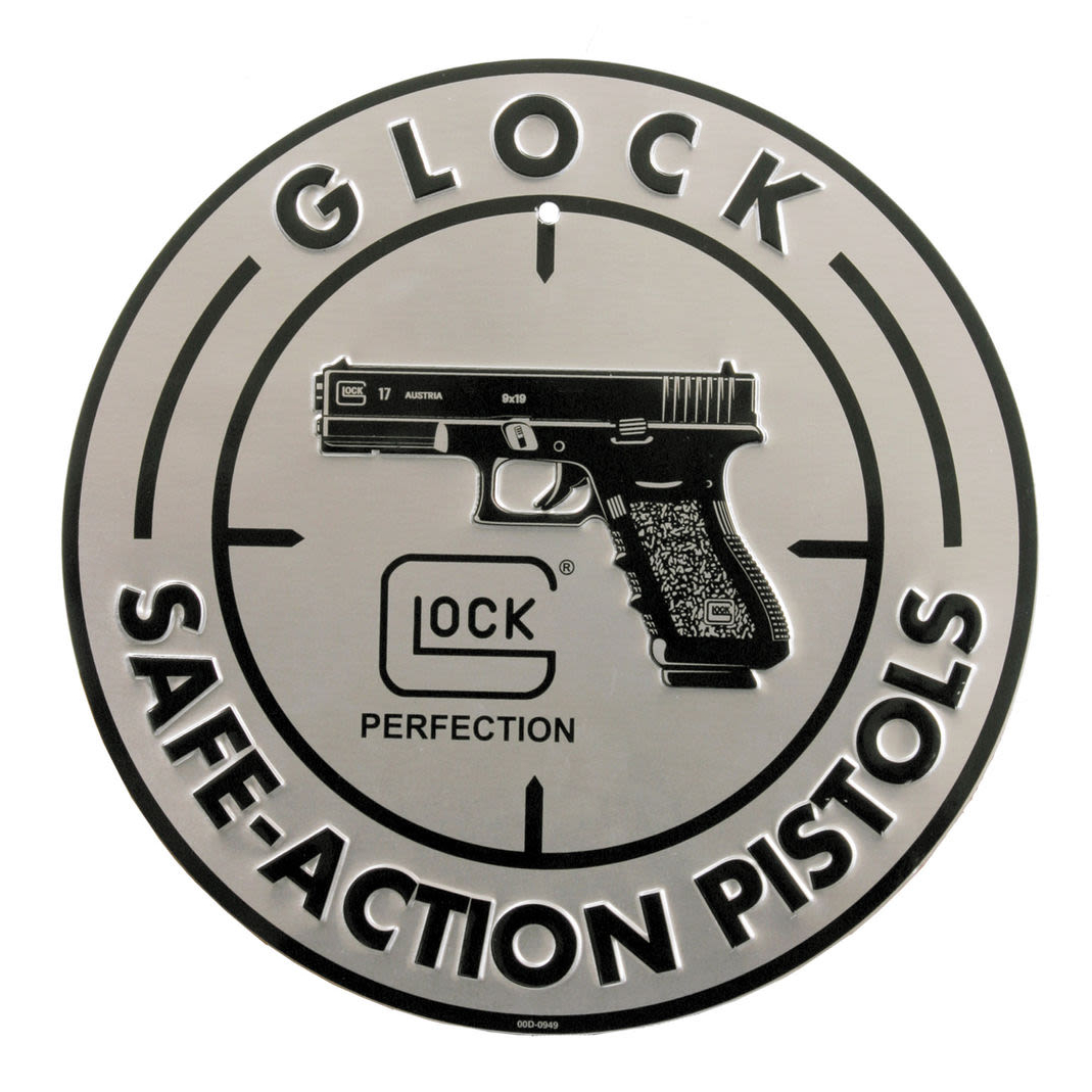 Glock Safe Action Aluminum Sign 12