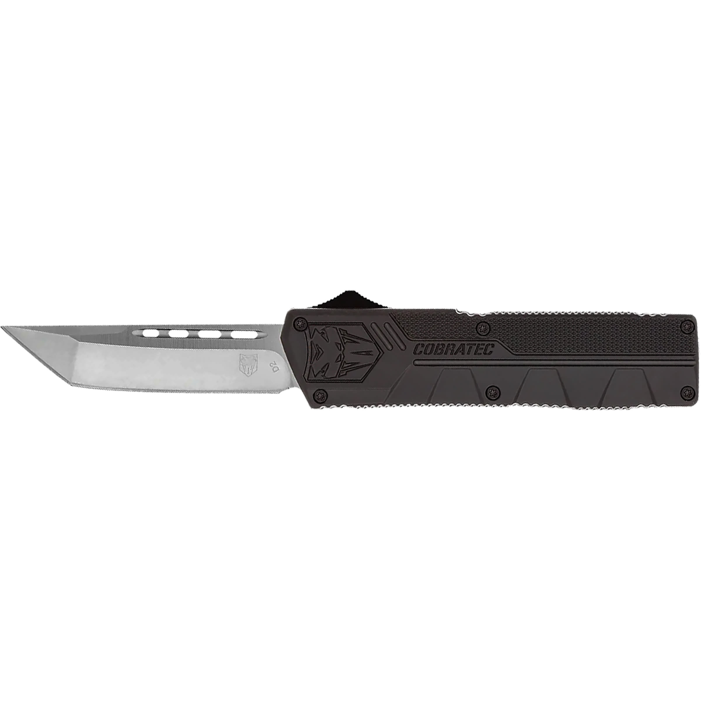 Cobratec Lightweight Otf Black Tanto Knife