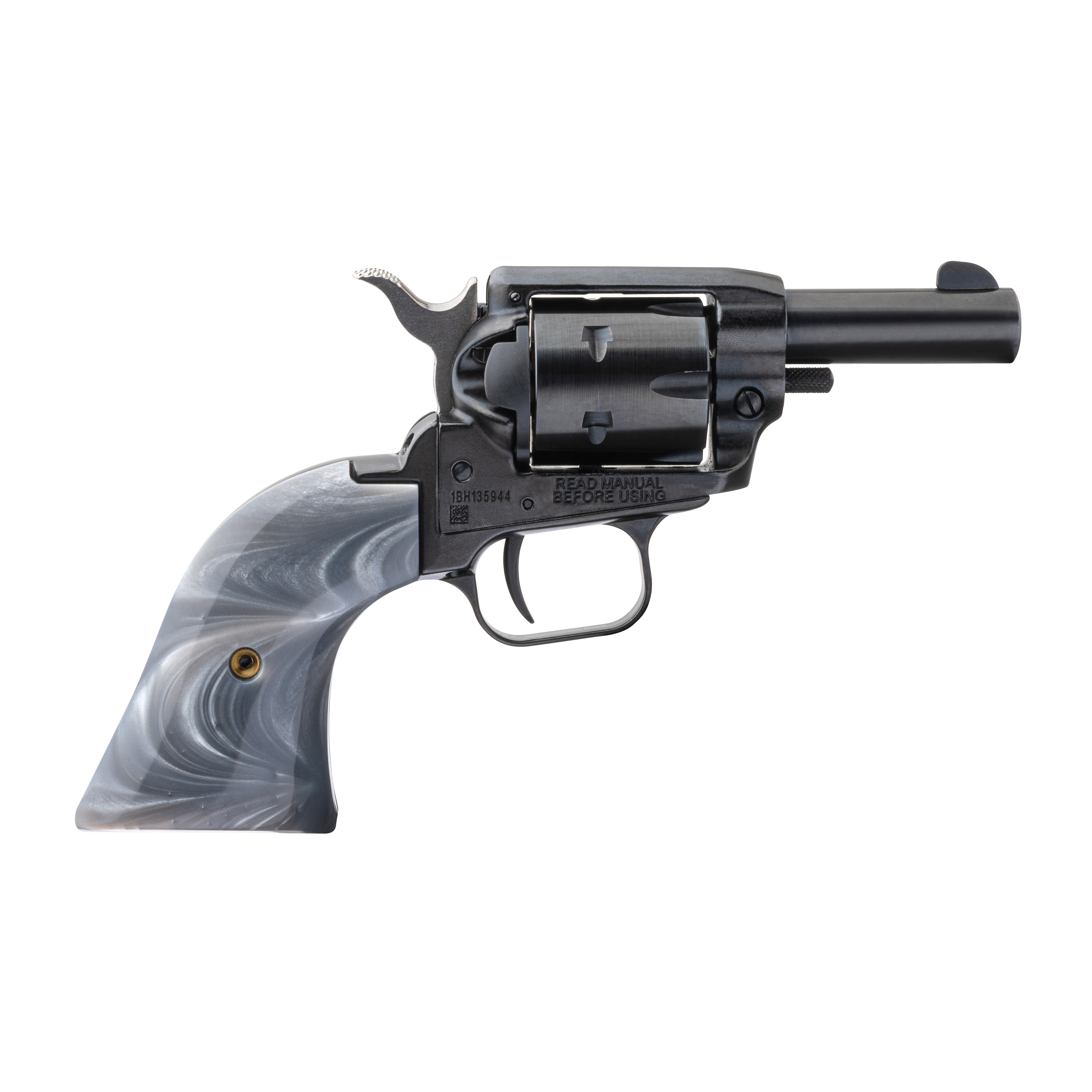 Heritage Barkeep 22LR 6RD Black Gray Pearl Grip