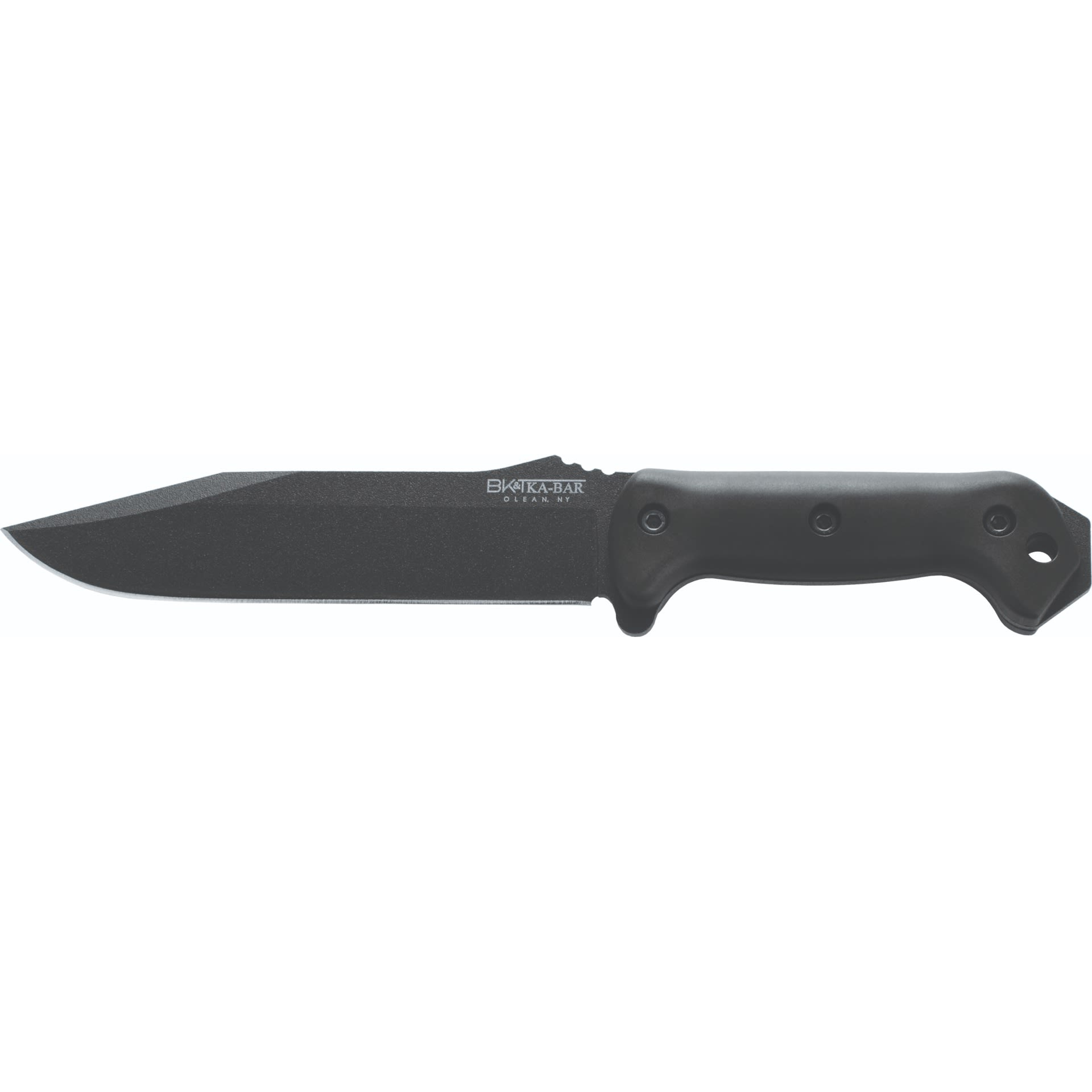 Ka-bar Becker Combat Utility Knife 12.75 7 Clip Point Blade Black