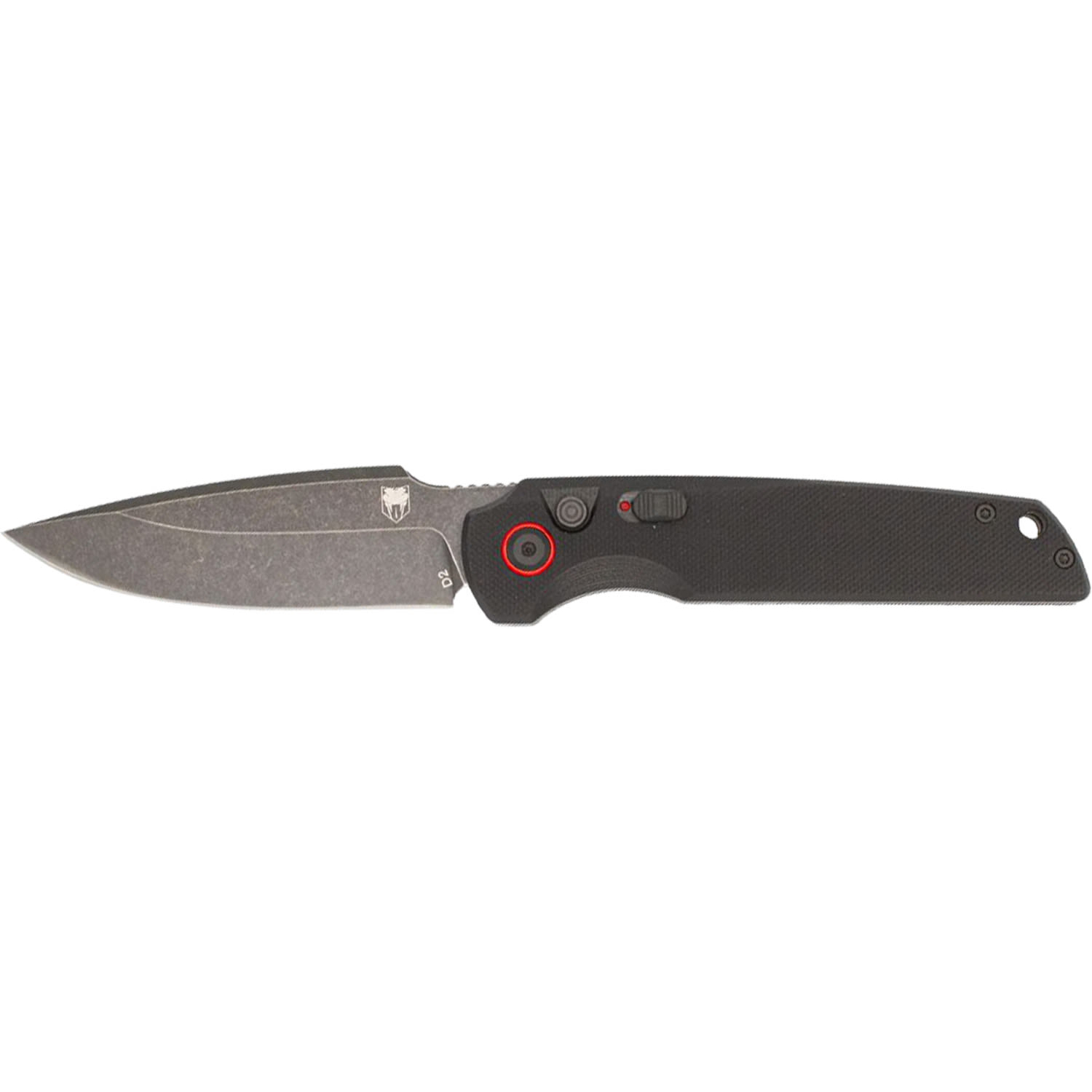 Cobratec Jackal Push Button Automatic Black D2 Knife