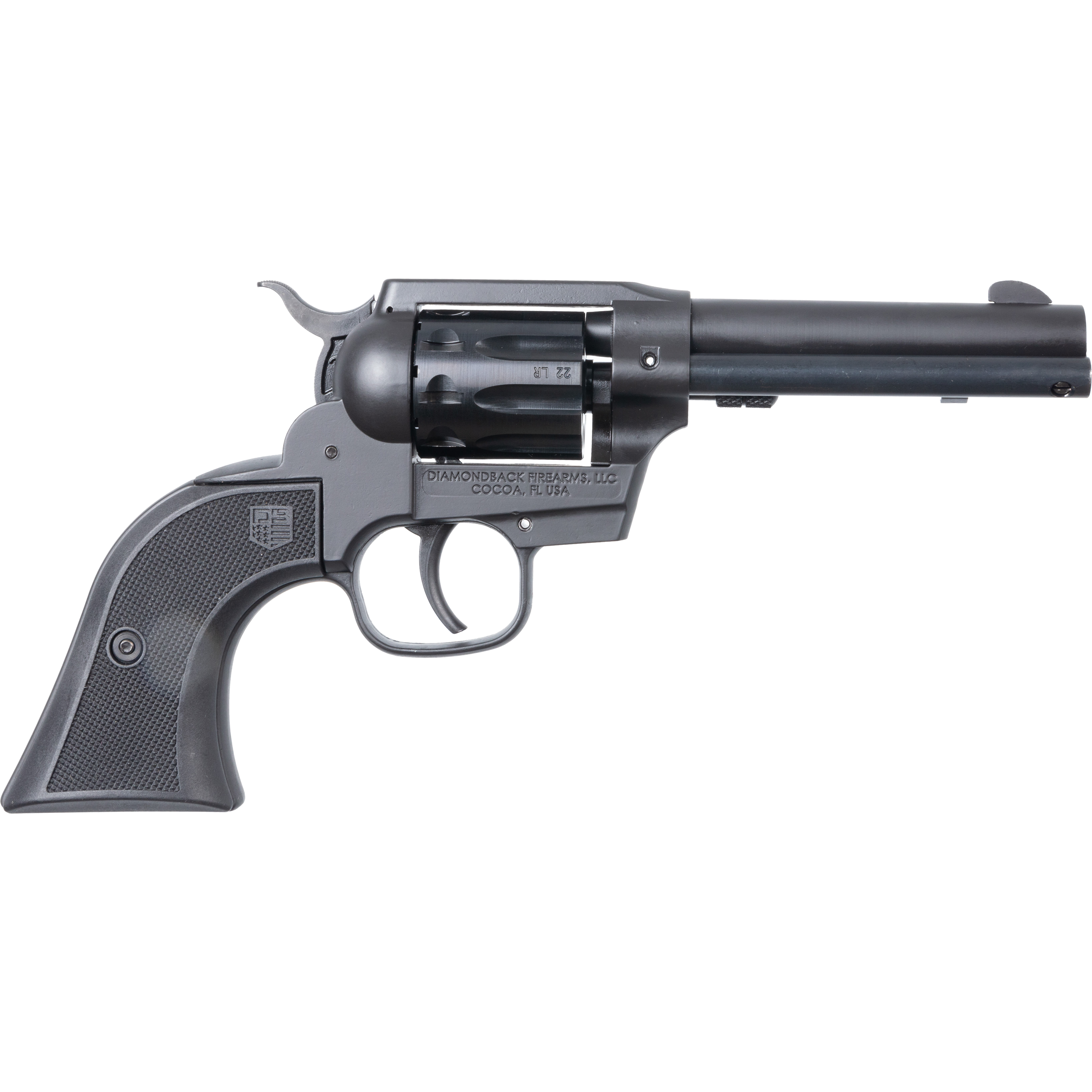 Diamondback Sidekick 22LR/22WMR 9RD Revolver Black Cerakote
