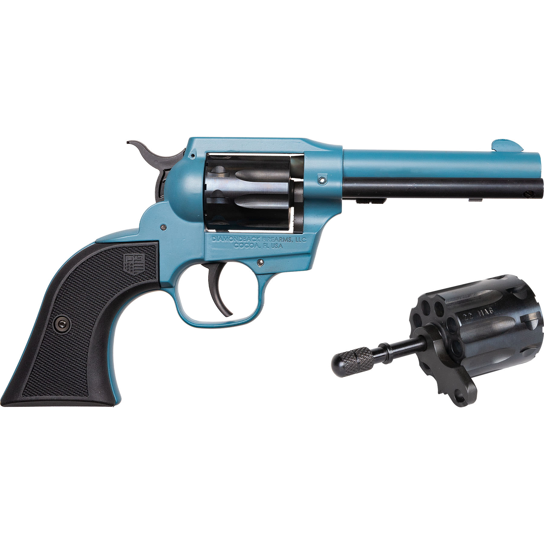 Diamondback Db Sidekick .22LR/.22MAG 9RD Revolver Jesse James Blue